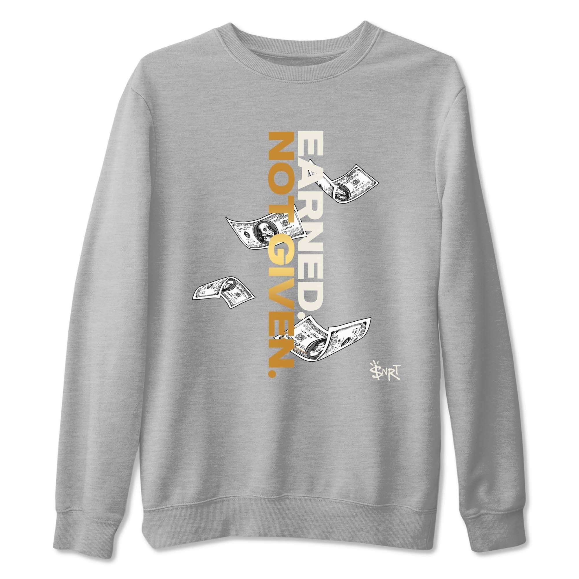 Earned Not Given snkmatch Tees - Air Jordan 5 Golden Ticket