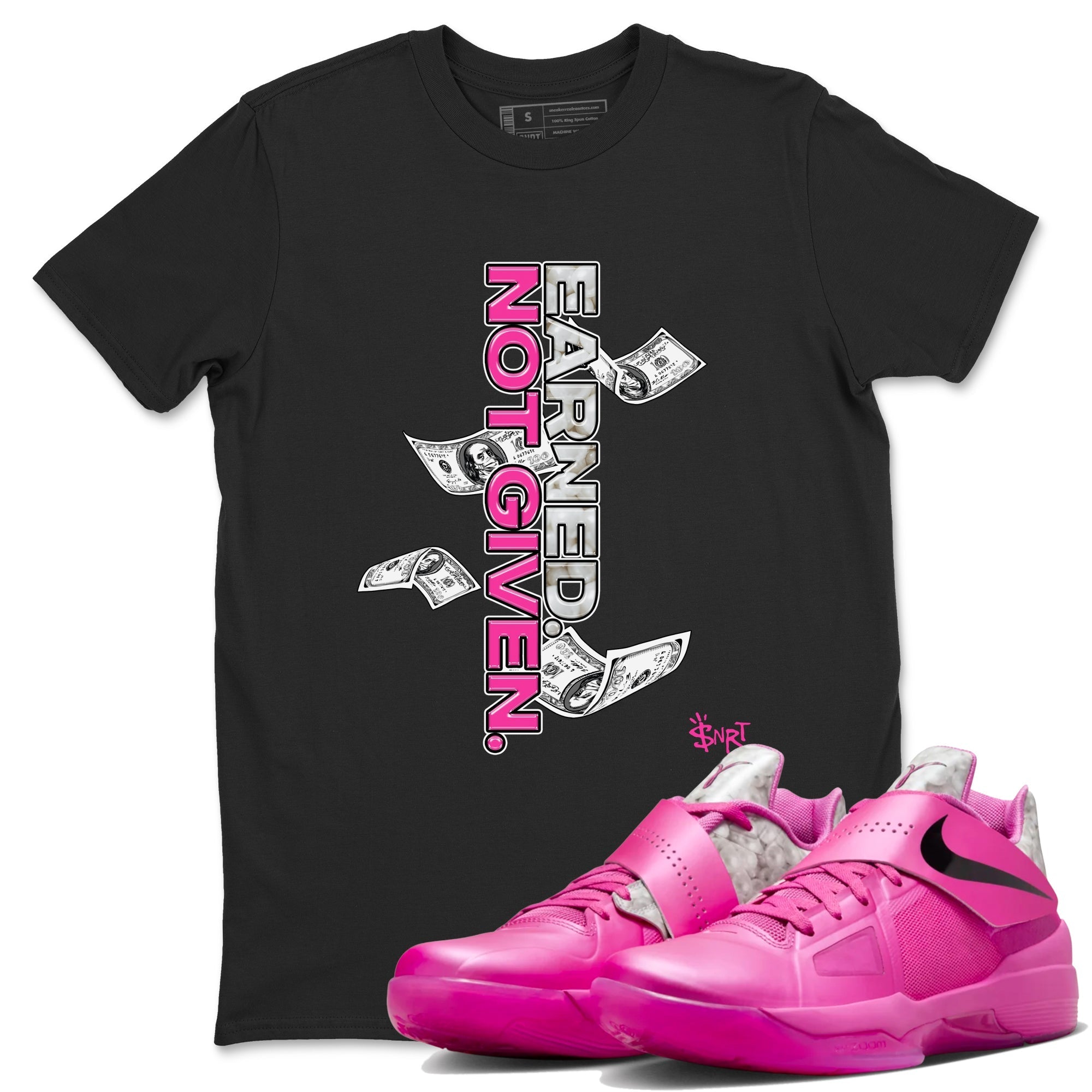 Earned Not Given snkmatch Tees - Nike KD 4 Aunt Pearl