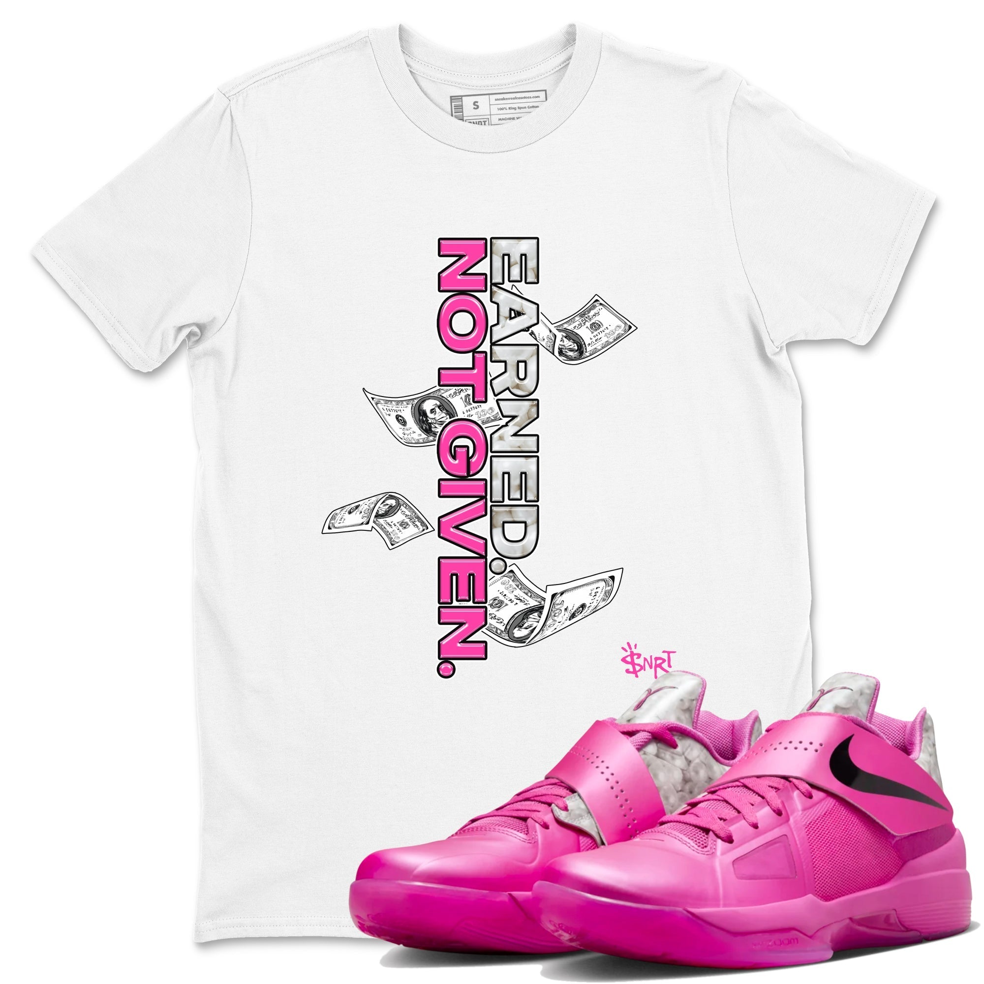 Earned Not Given snkmatch Tees - Nike KD 4 Aunt Pearl