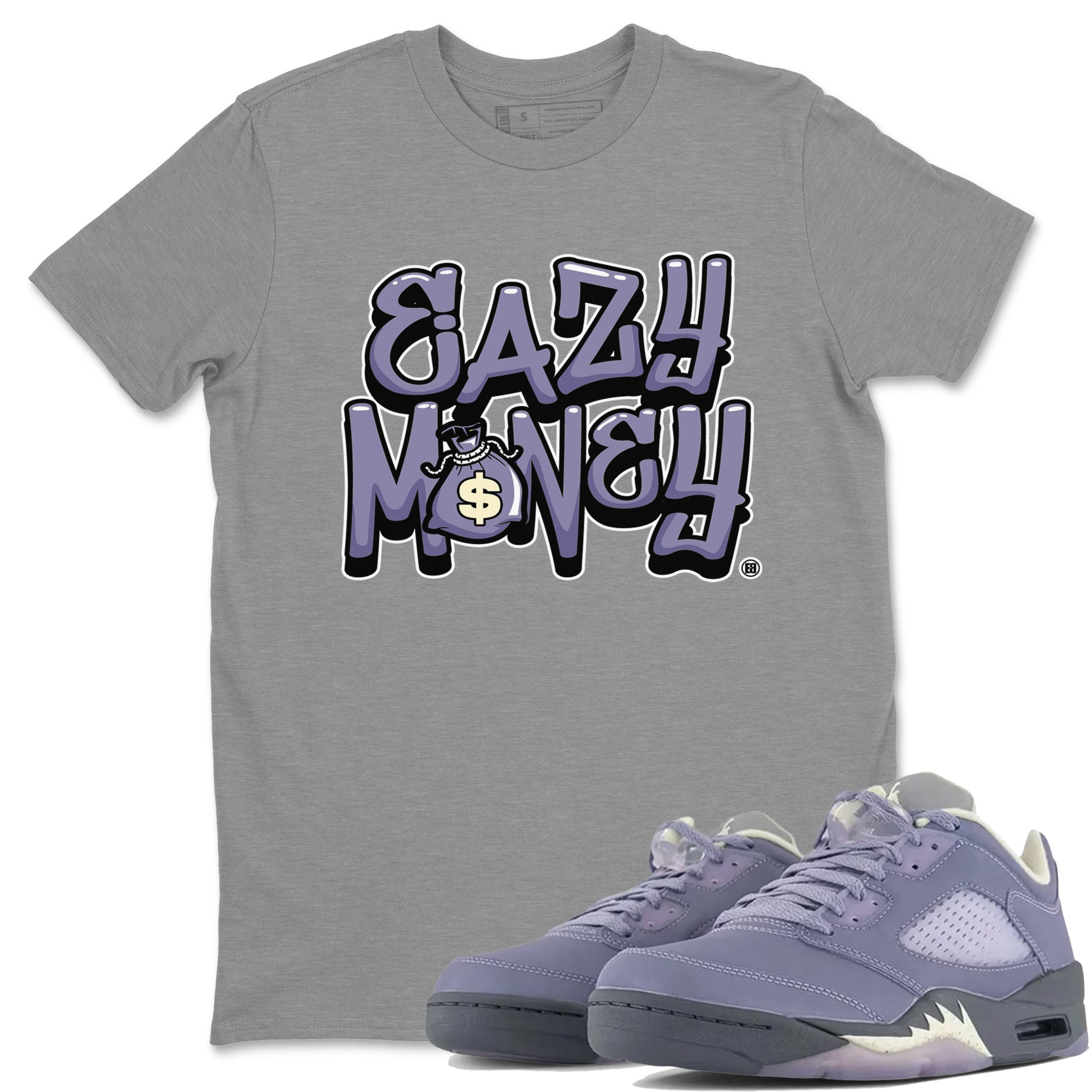 Easy Money Unisex Tops - Air Jordan 5 Indigo Haze