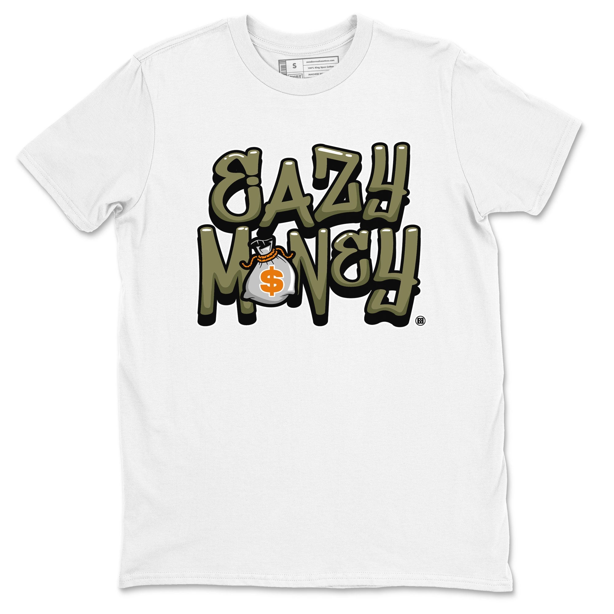 Easy Money snkmatch Tees - Air Jordan 5 Olive