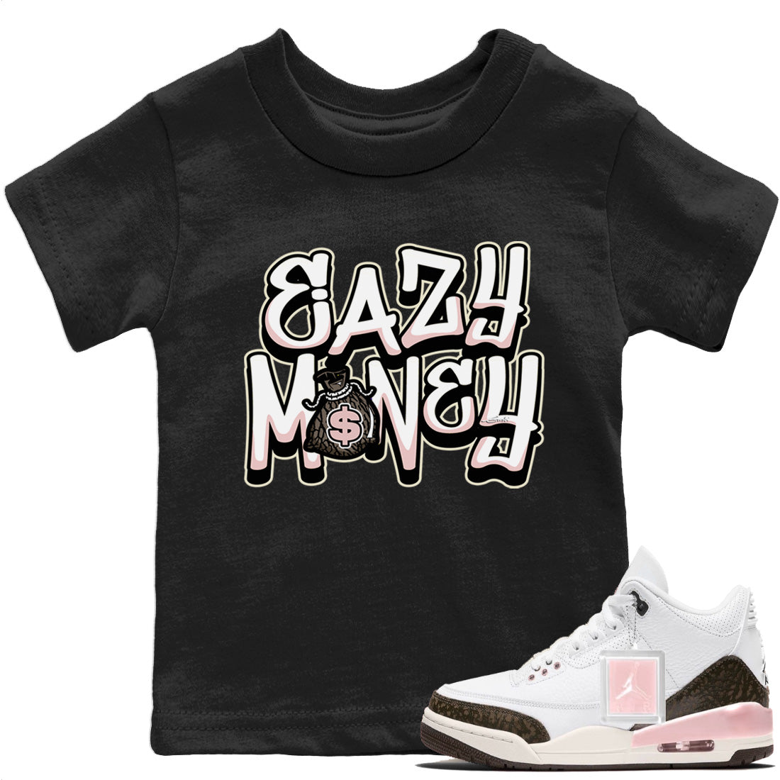 Easy Money Kids Tops - Air Jordan 3 Atmosphere