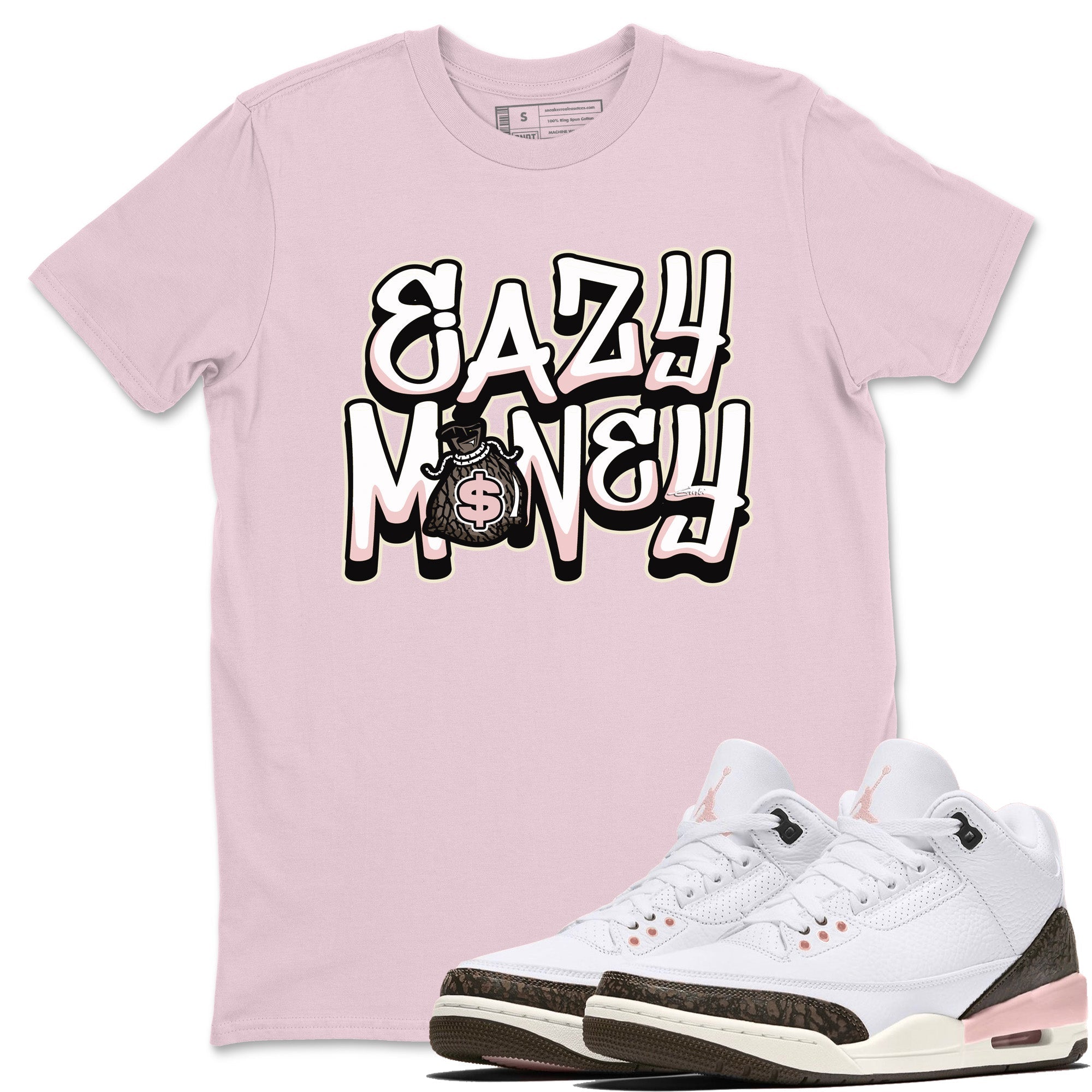 Easy Money Unisex Tops - Air Jordan 3 Atmosphere
