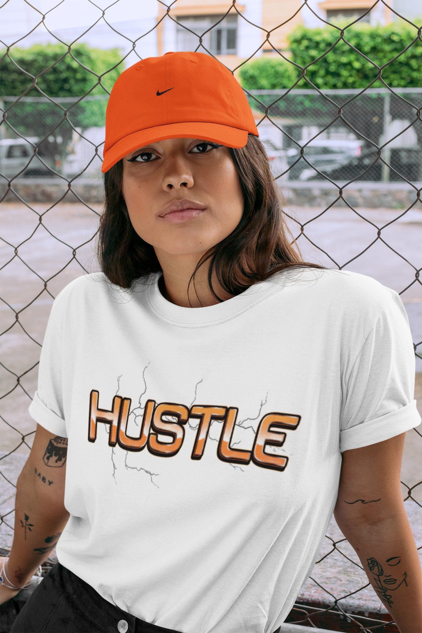 Electric Hustle Unisex Tops - Air Jordan 1 Electro Orange