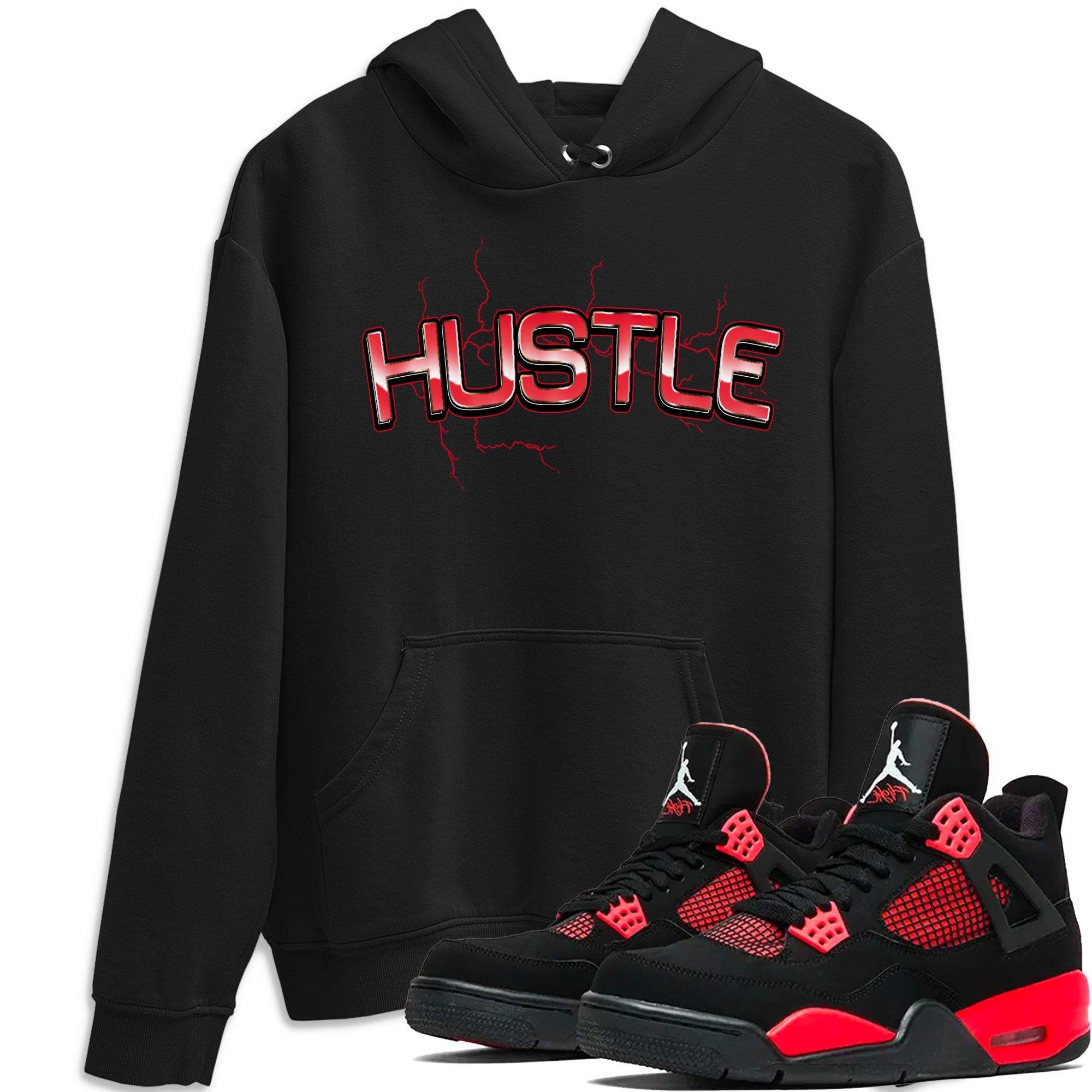 Electric Hustle Unisex Tops - Air Jordan 4 Red Thunder