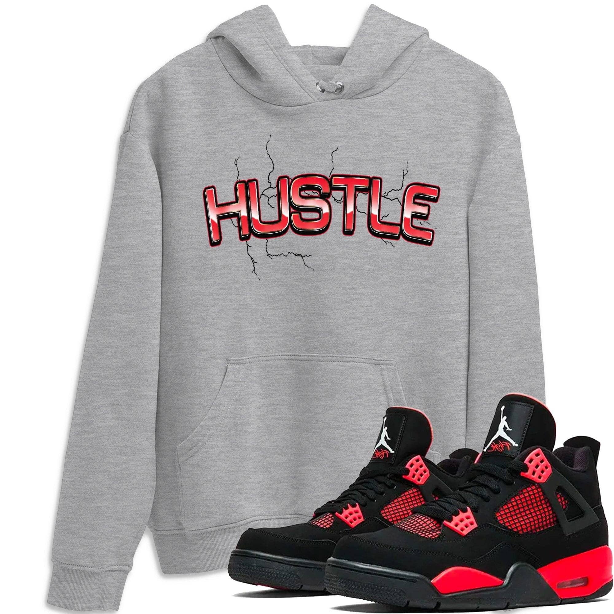Electric Hustle Unisex Tops - Air Jordan 4 Red Thunder