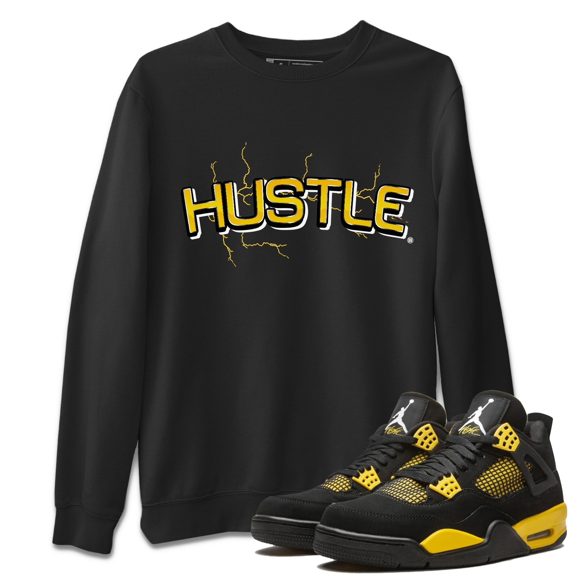 Electric Hustle Unisex Tops - Air Jordan 4 Thunder