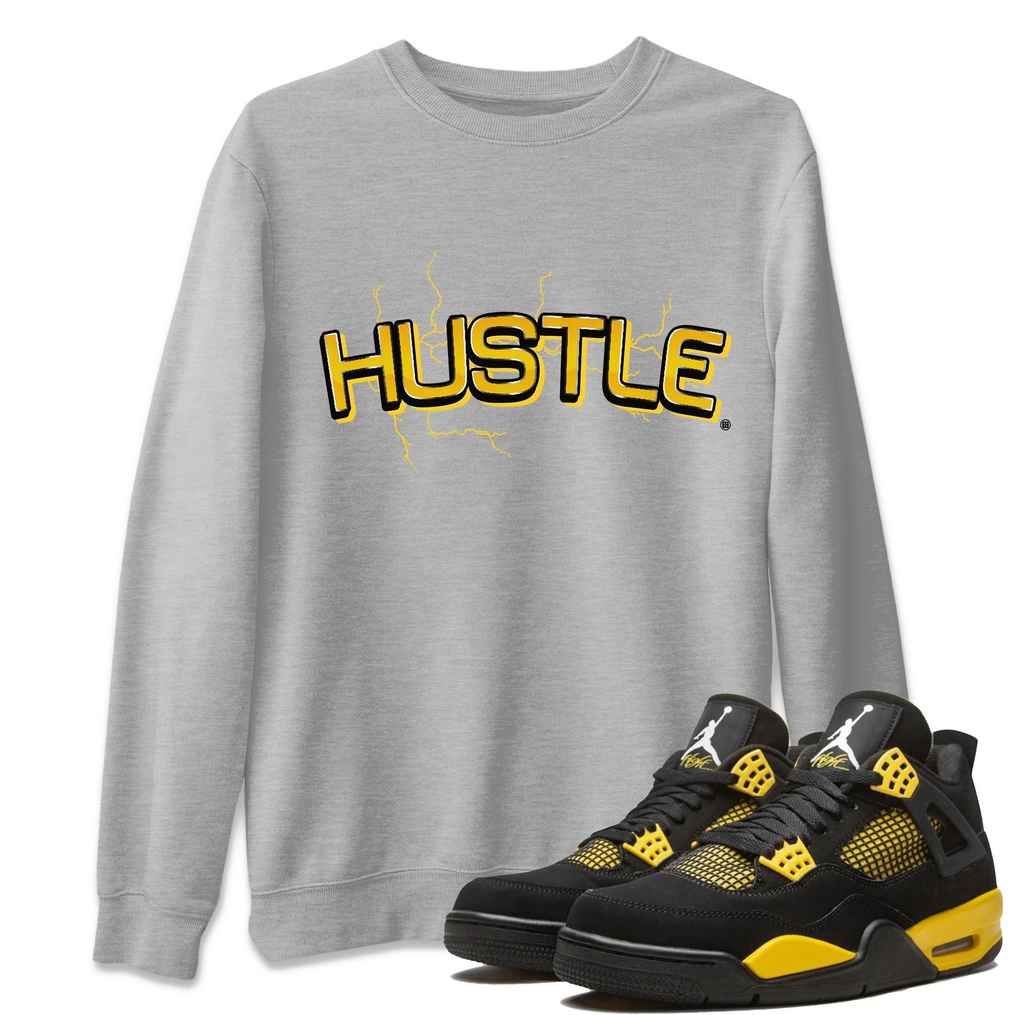 Electric Hustle Unisex Tops - Air Jordan 4 Thunder