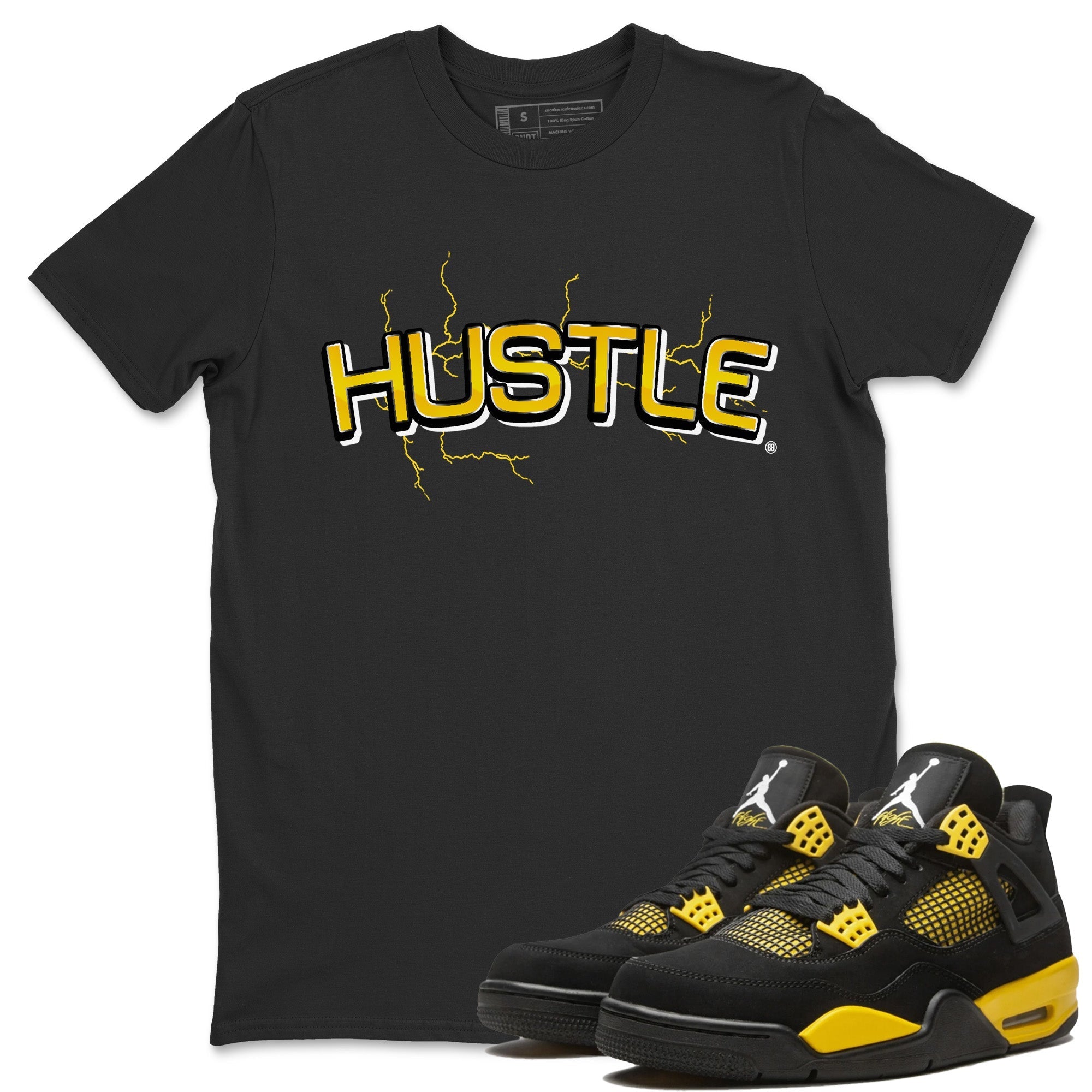 Electric Hustle Unisex Tops - Air Jordan 4 Thunder