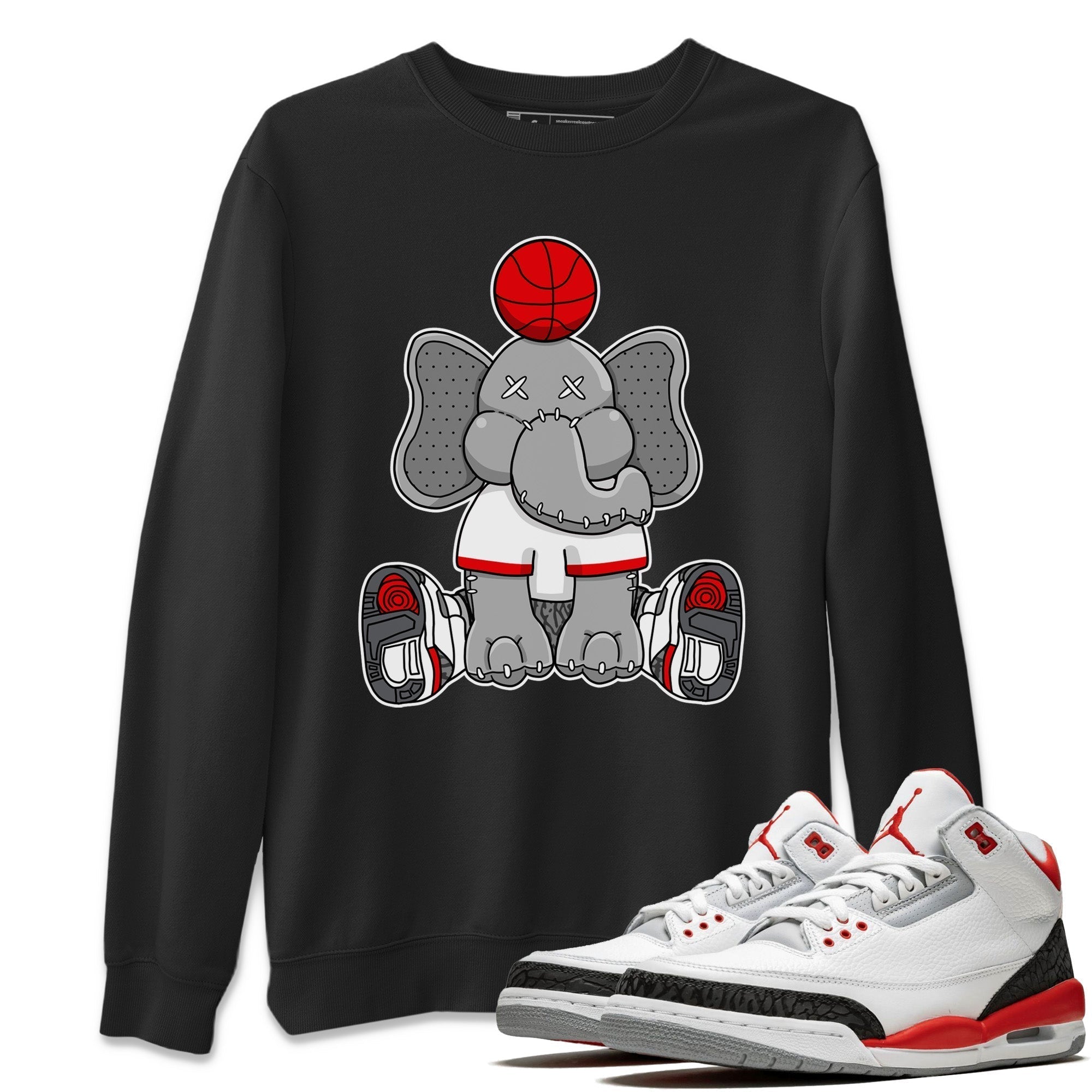 Elephant Doll Unisex Tops - Air Jordan 3 Fire Red