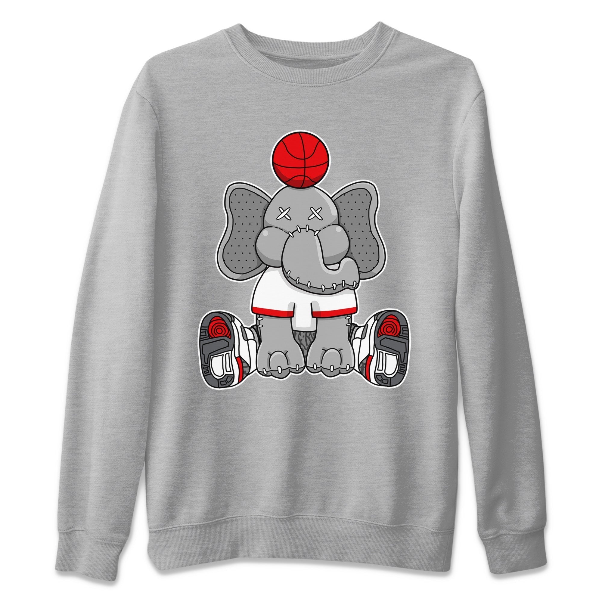 Elephant Doll Unisex Tops - Air Jordan 3 Fire Red