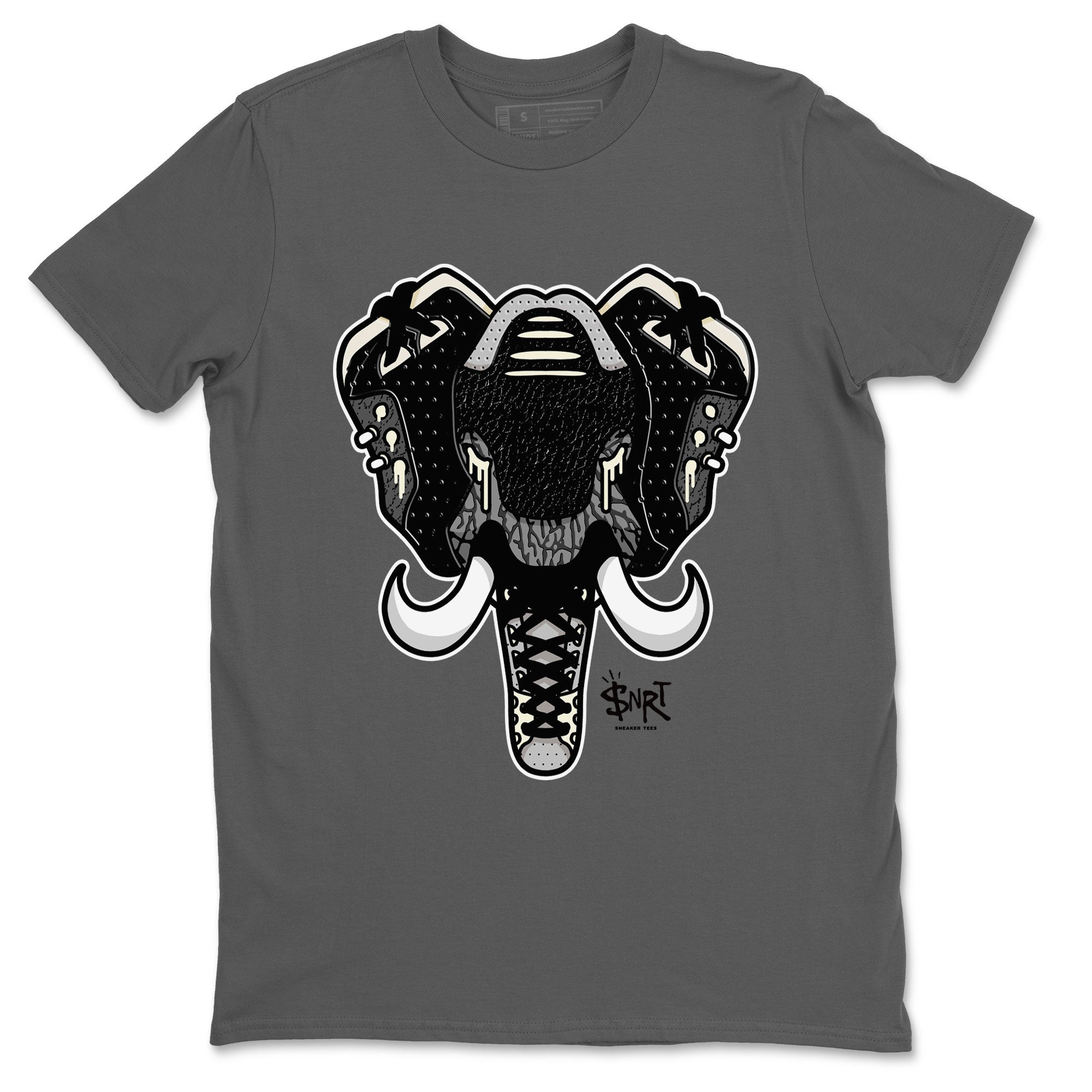 Elephant Symbol snkmatch Tee - Air Jordan 3 Off Noir