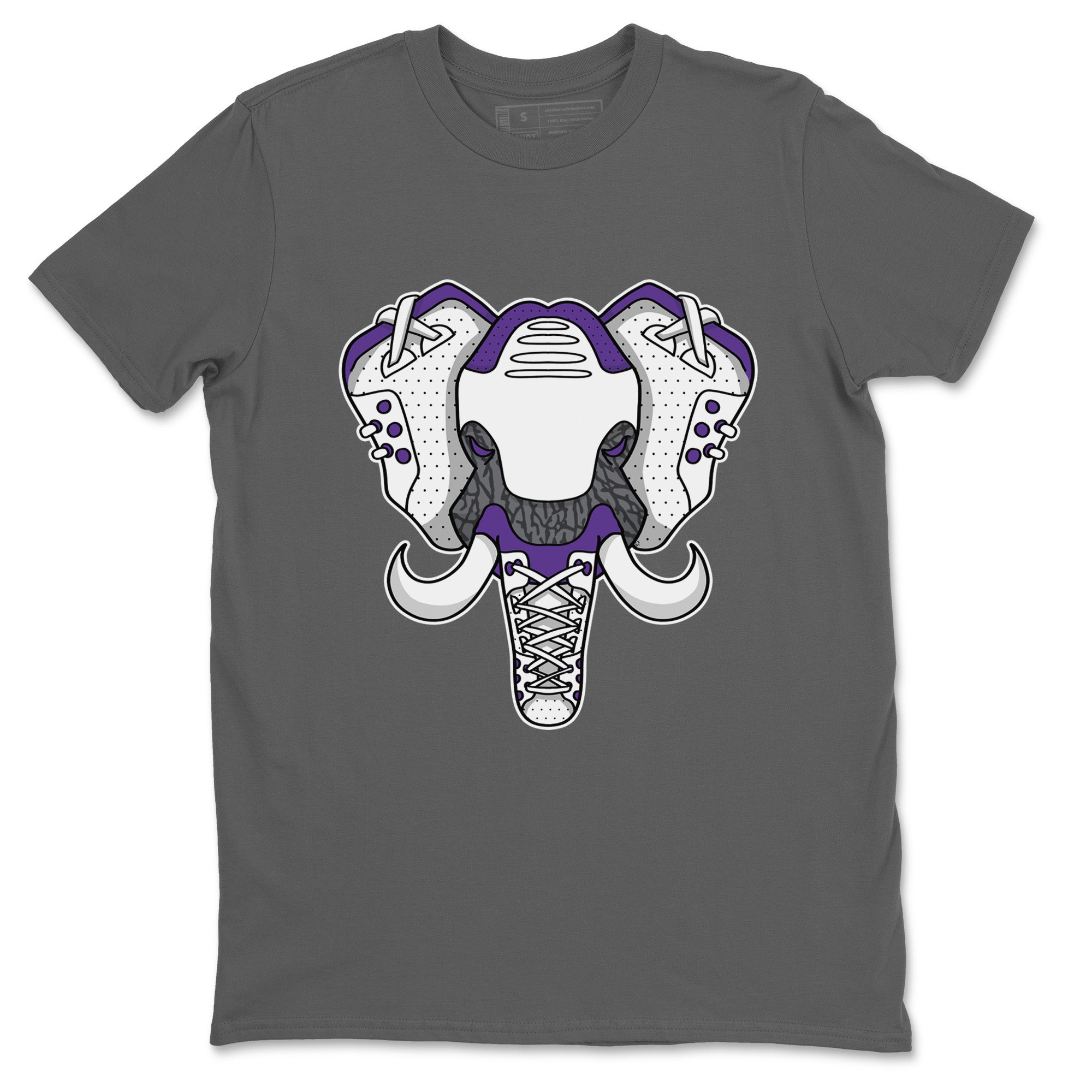 Elephant Symbol Unisex Tops - Air Jordan 3 Dark Iris