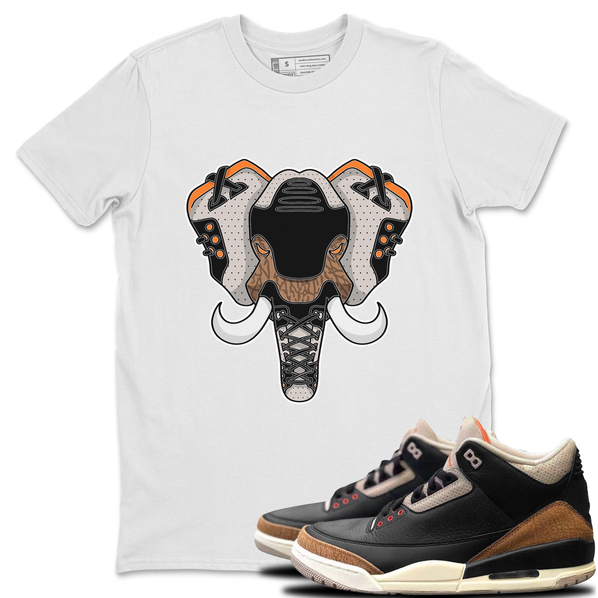 Elephant Symbol Unisex Tops - Air Jordan 3 Desert Elephant