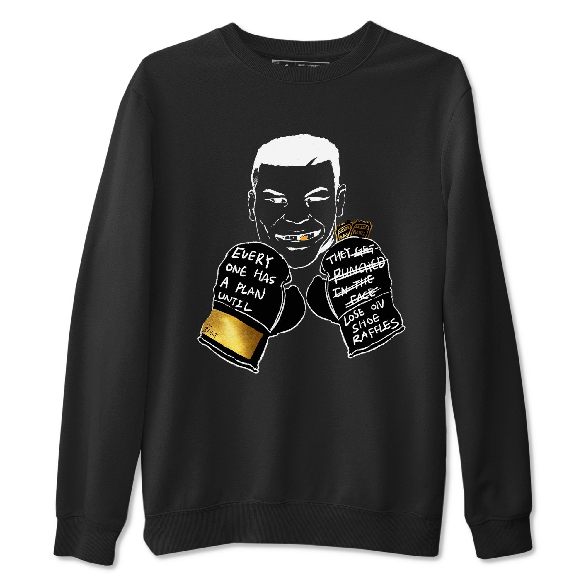 Everyone Has A Plan snkmatch Tees - Air Jordan 1 Black Metallic Gold