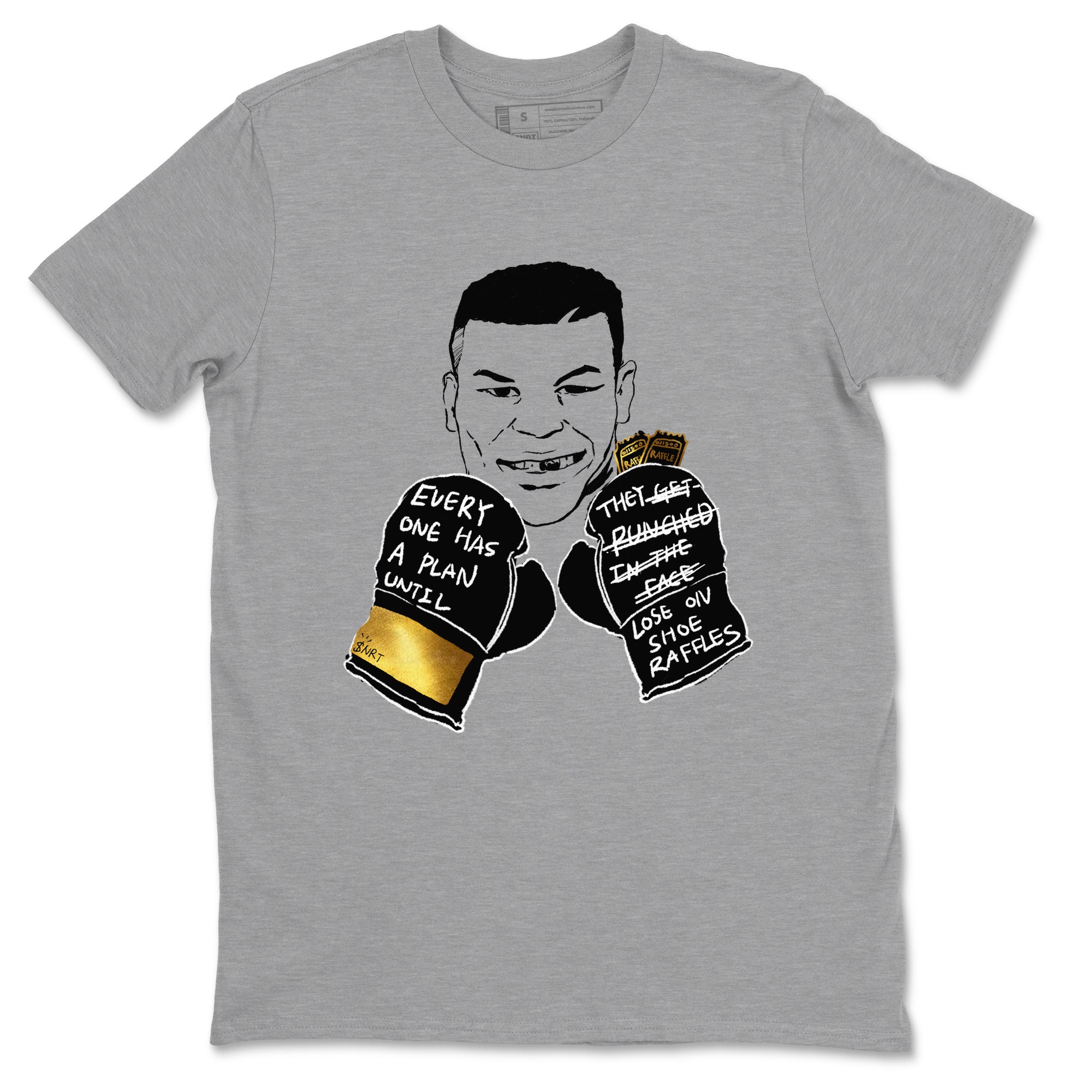 Everyone Has A Plan snkmatch Tees - Air Jordan 1 Black Metallic Gold