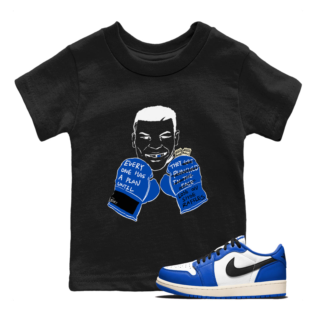 Everyone Has A Plan snkmatch Tees Kids - Air Jordan 1 Game Royal