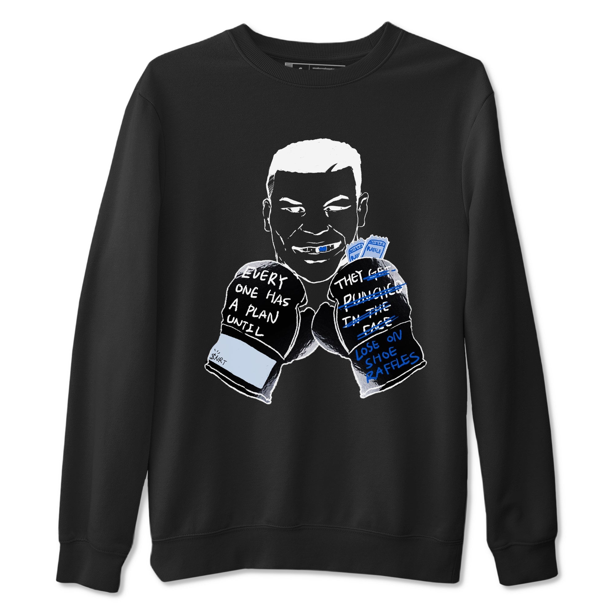 Everyone Has A Plan snkmatch Tees - Air Jordan 11 Black and Varsity Royal