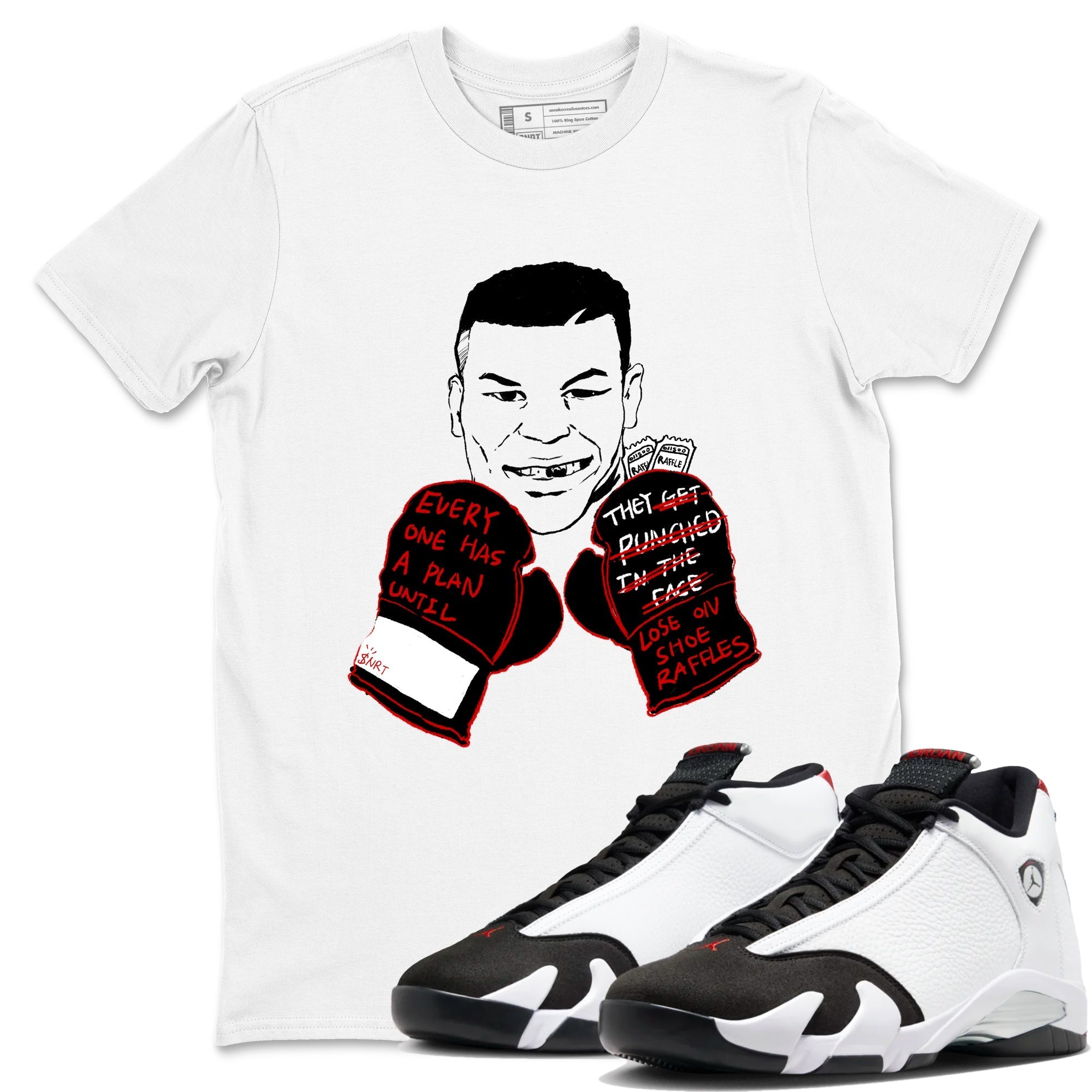 Everyone Has A Plan snkmatch Tees - Air Jordan 14 Black Toe