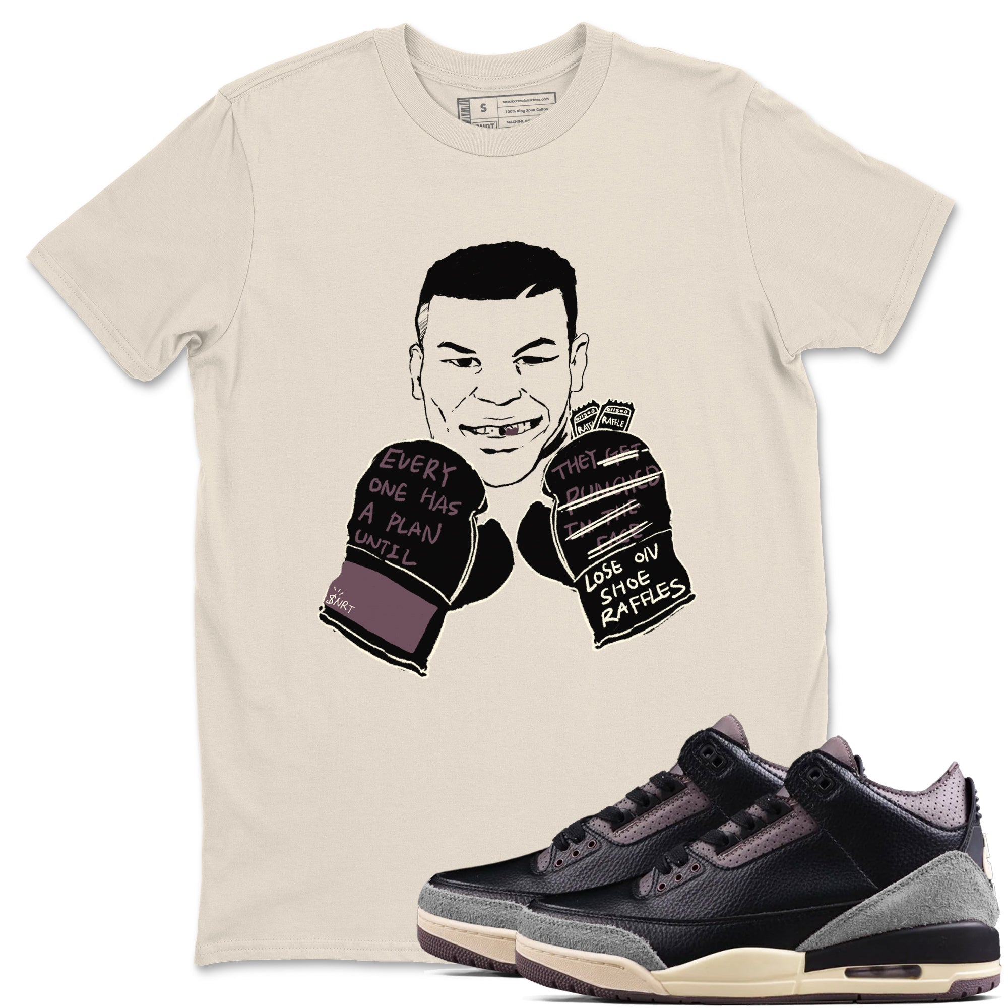 Everyone Has A Plan snkmatch Tees - Air Jordan 3 A Ma Maniere x Black