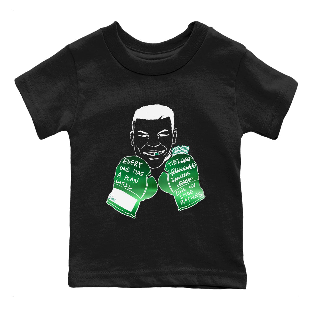 Everyone Has A Plan snkmatch Tees Kids - Air Jordan 4 Oxidized Green