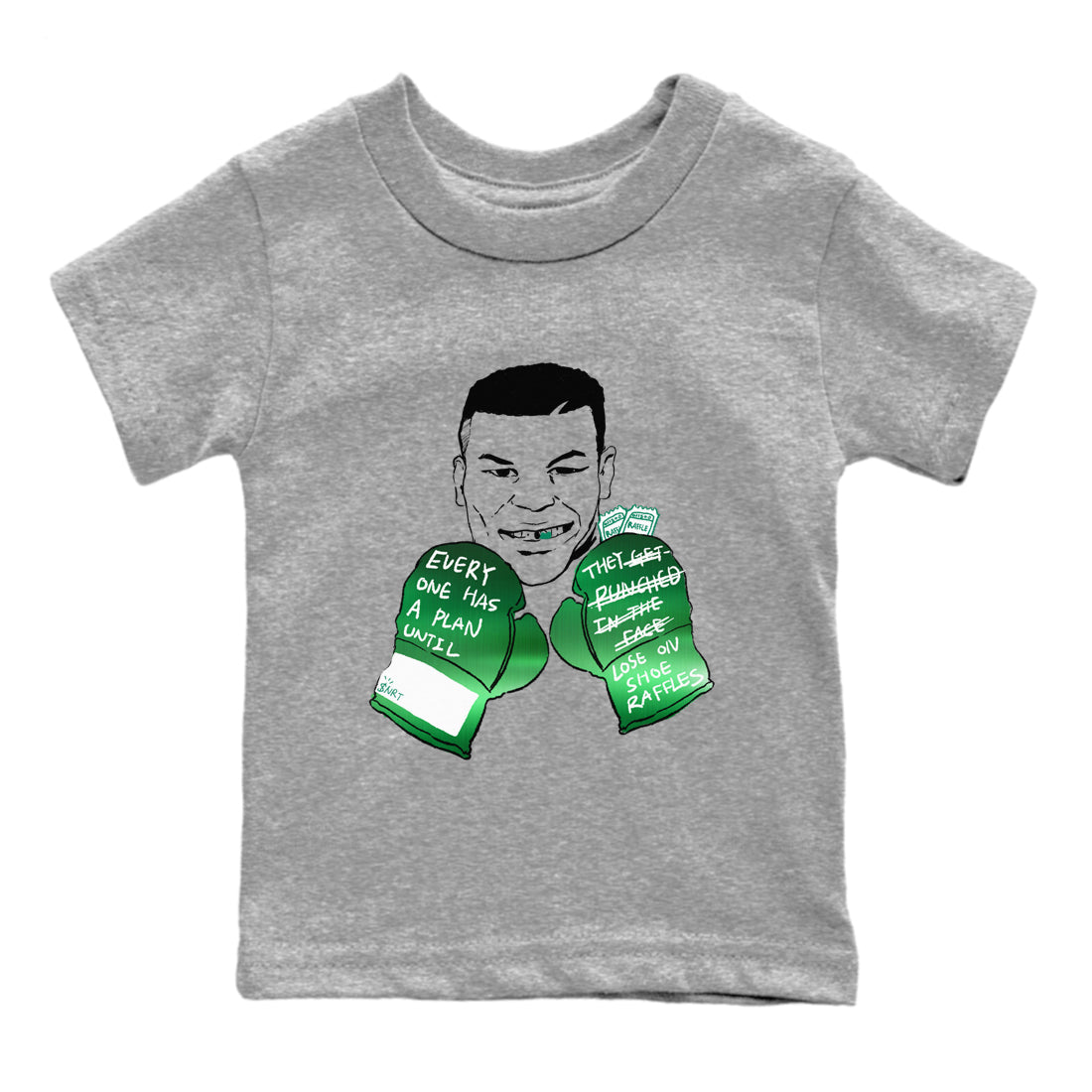 Everyone Has A Plan snkmatch Tees Kids - Air Jordan 4 Oxidized Green