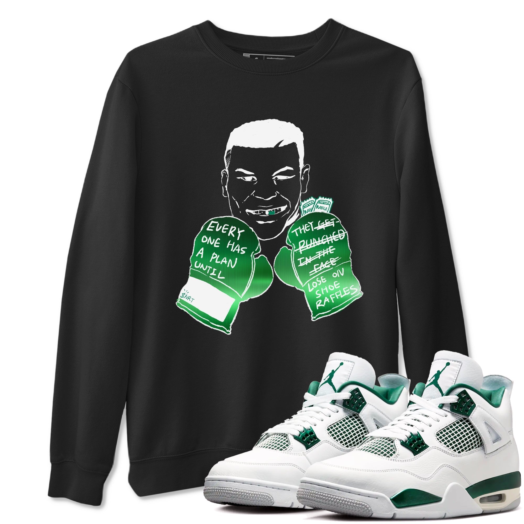 Everyone Has A Plan snkmatch Tees - Air Jordan 4 Oxidized Green