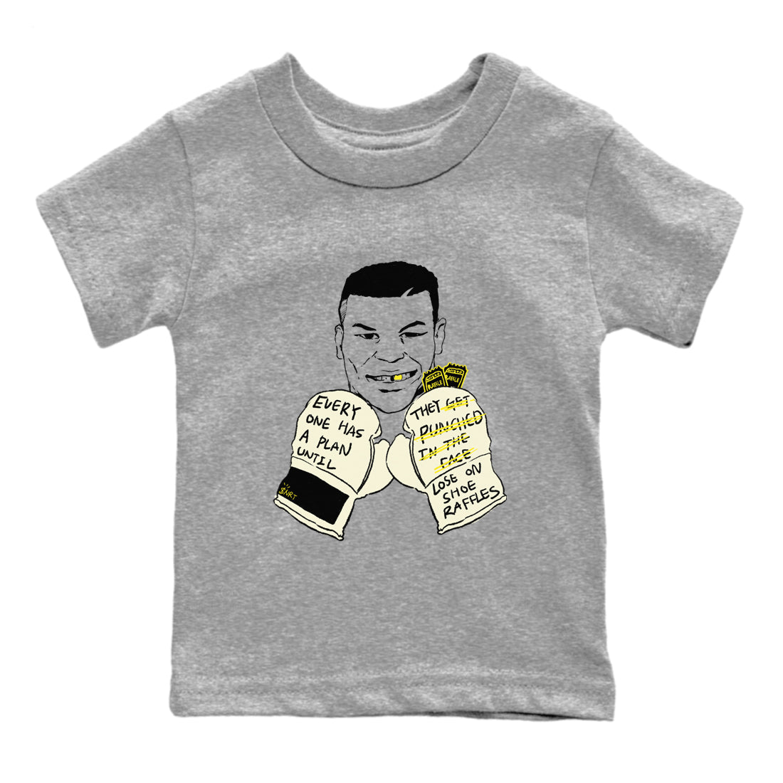Everyone Has A Plan snkmatch Tees Kids - Air Jordan 4 Vivid Sulfur