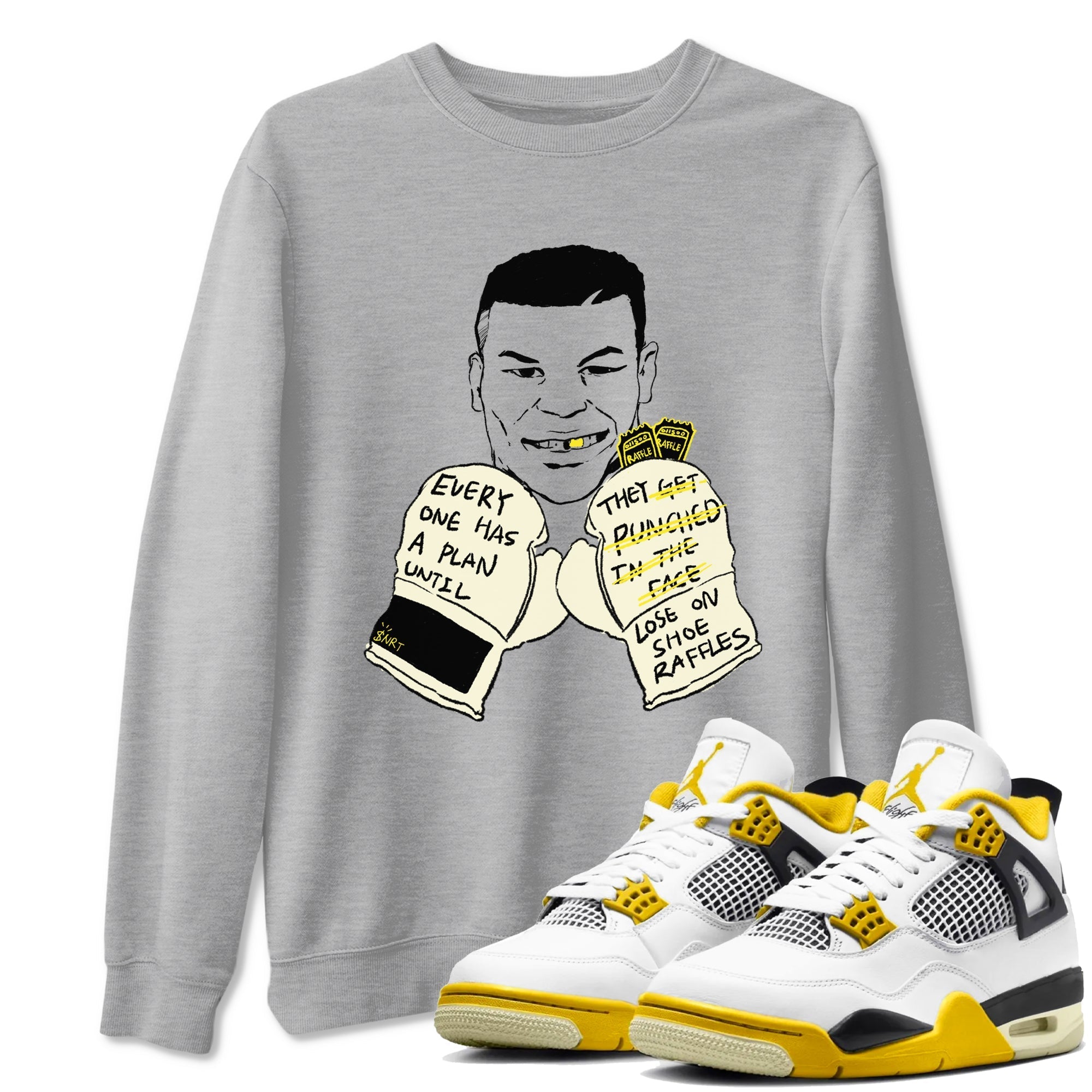 Everyone Has A Plan snkmatch Tees - Air Jordan 4 Vivid Sulfur