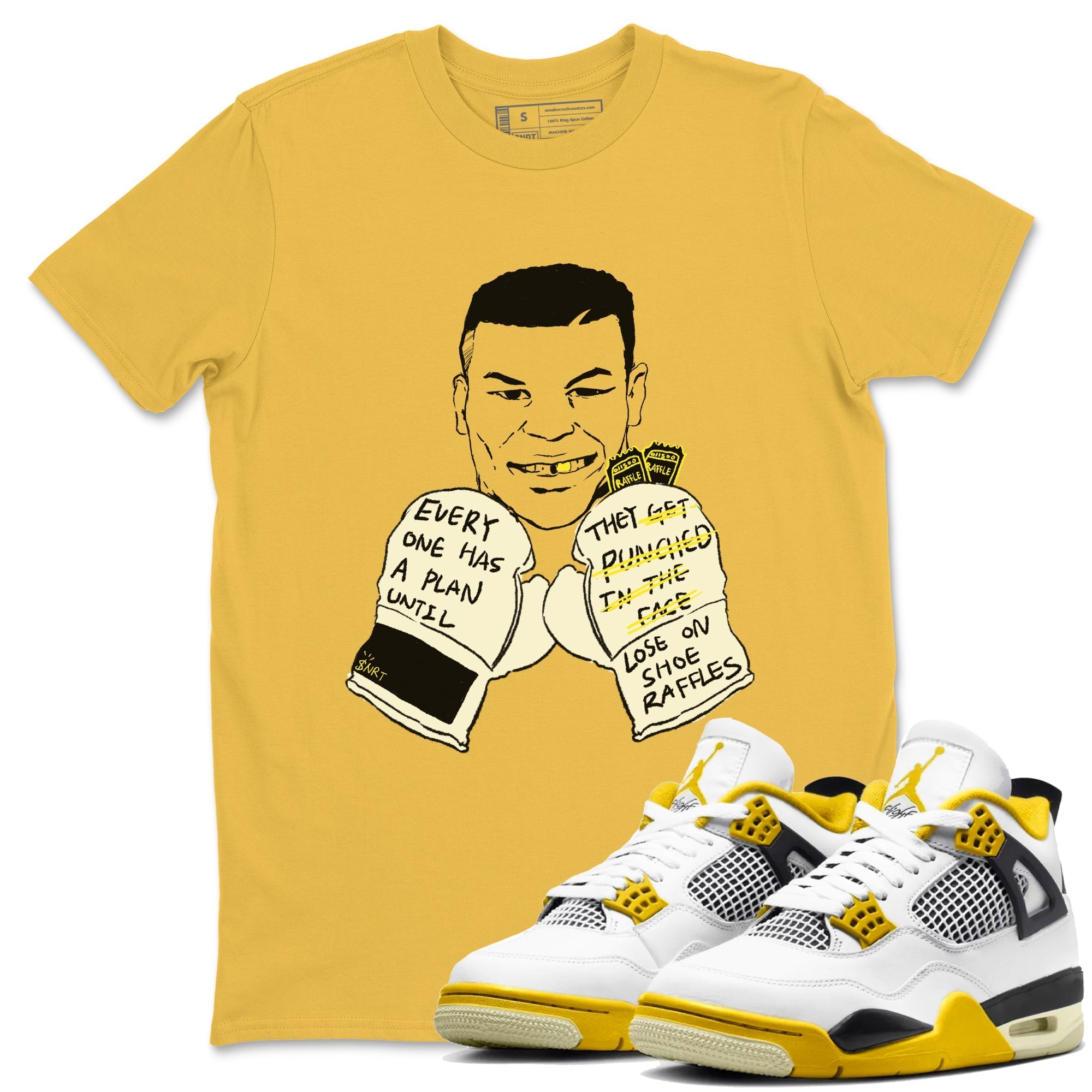 Everyone Has A Plan snkmatch Tees - Air Jordan 4 Vivid Sulfur