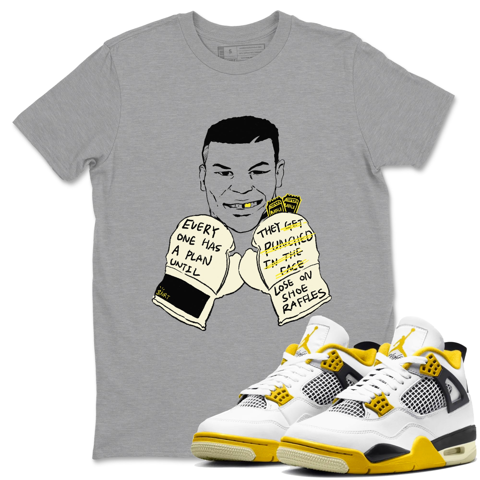 Everyone Has A Plan snkmatch Tees - Air Jordan 4 Vivid Sulfur
