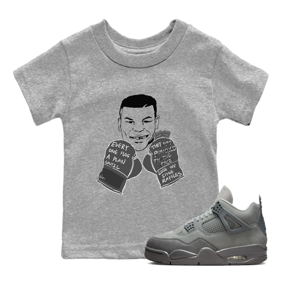 Everyone Has A Plan snkmatch Tees Kids - Air Jordan 4 Wet Cement