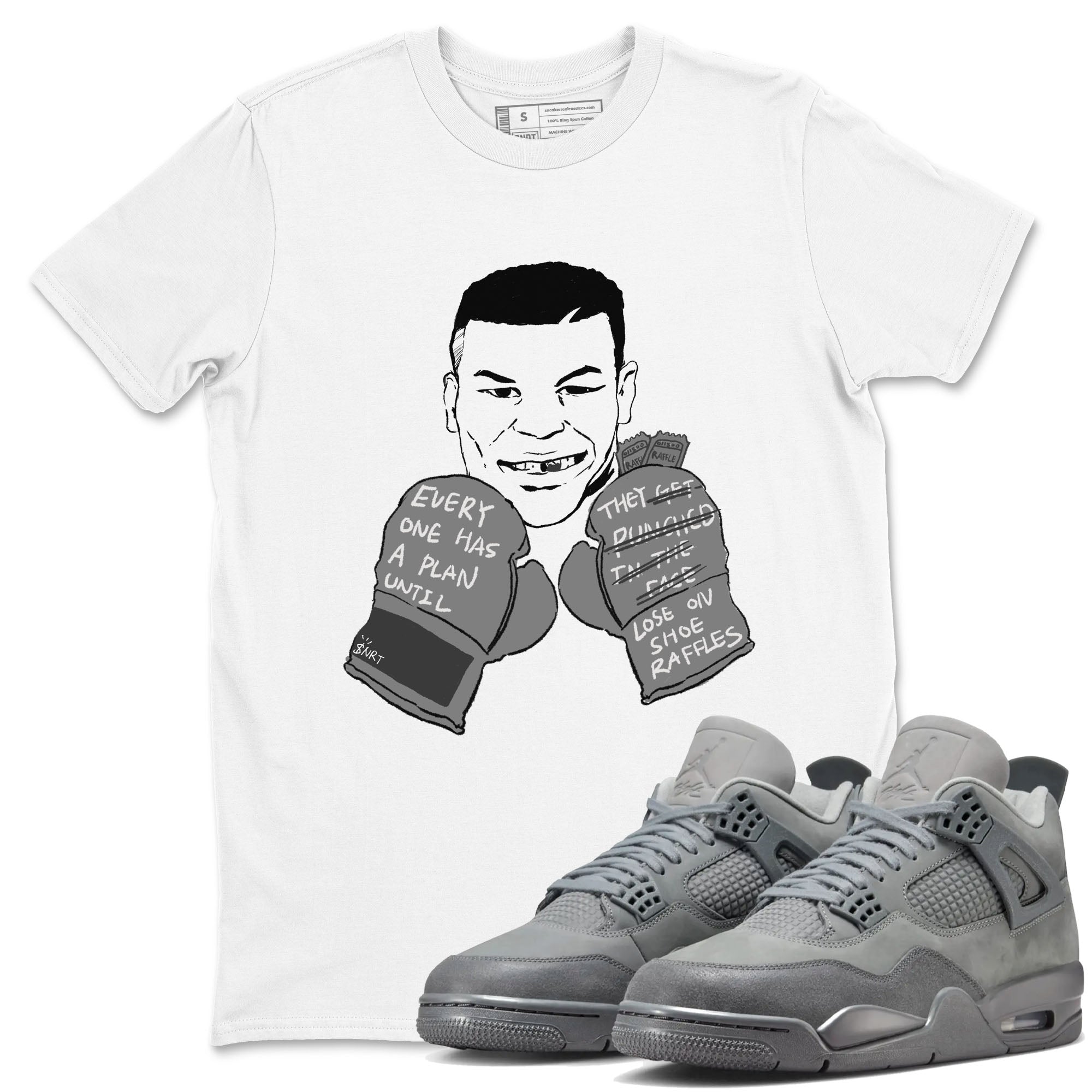 Everyone Has A Plan snkmatch Tees - Air Jordan 4 Wet Cement