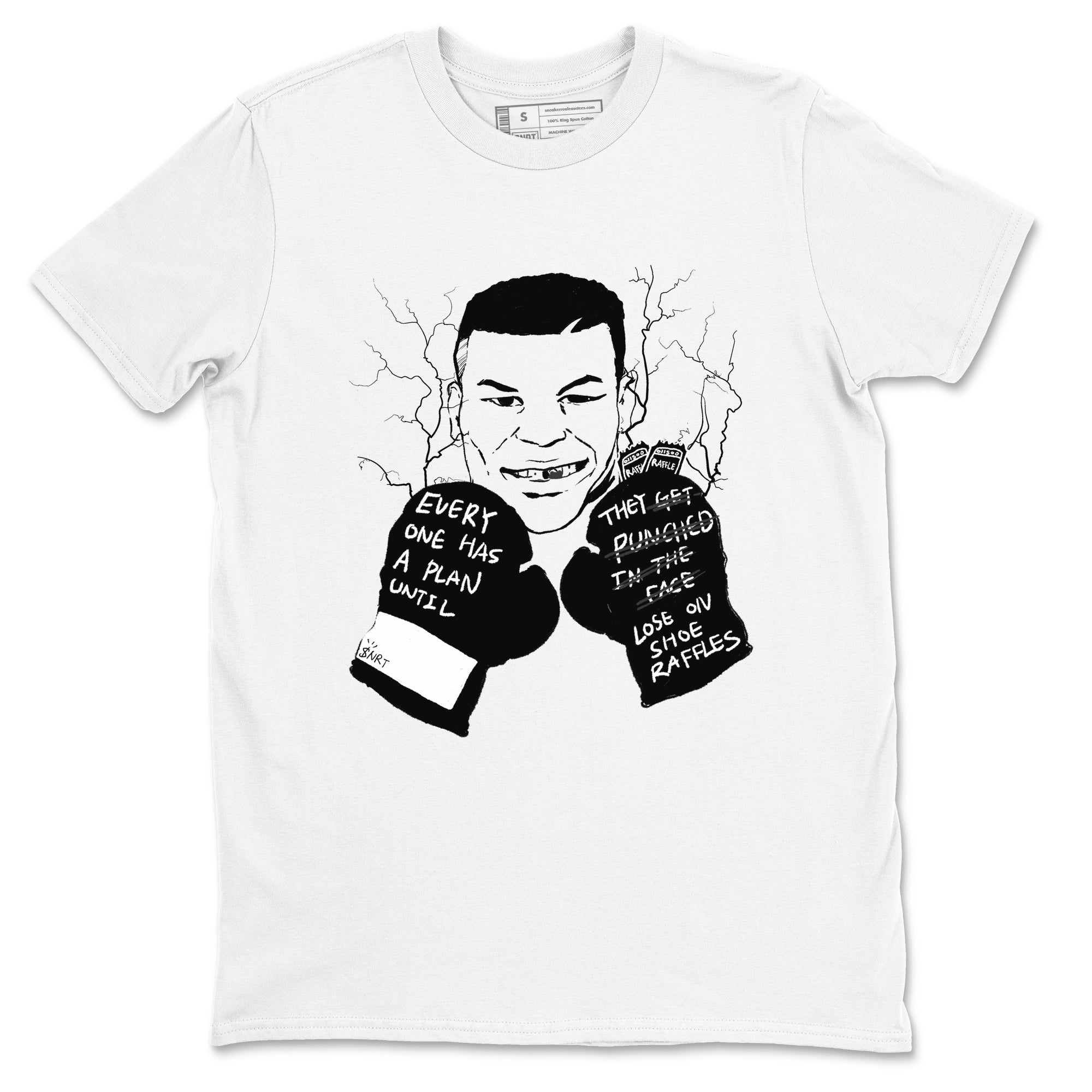Everyone Has A Plan snkmatch Tees - Air Jordan 4 White Thunder