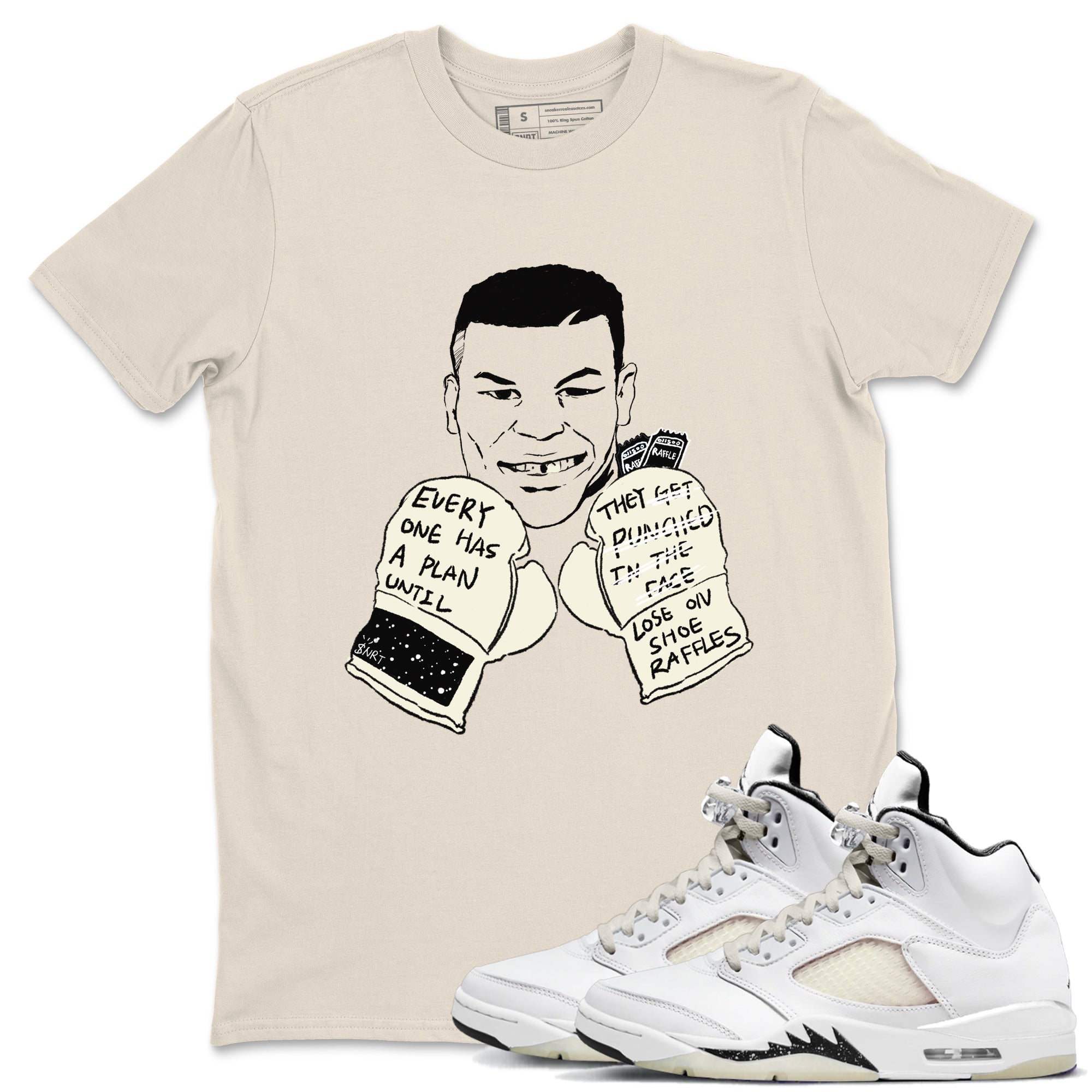 Everyone Has A Plan snkmatch Tees - Air Jordan 5 Sail