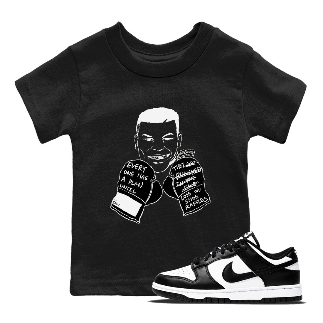 Everyone Has A Plan snkmatch Tees Kids - Dunk Panda
