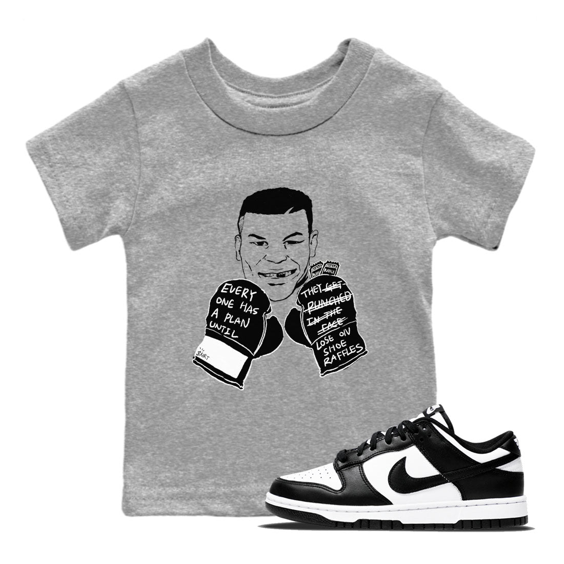 Everyone Has A Plan snkmatch Tees Kids - Dunk Panda