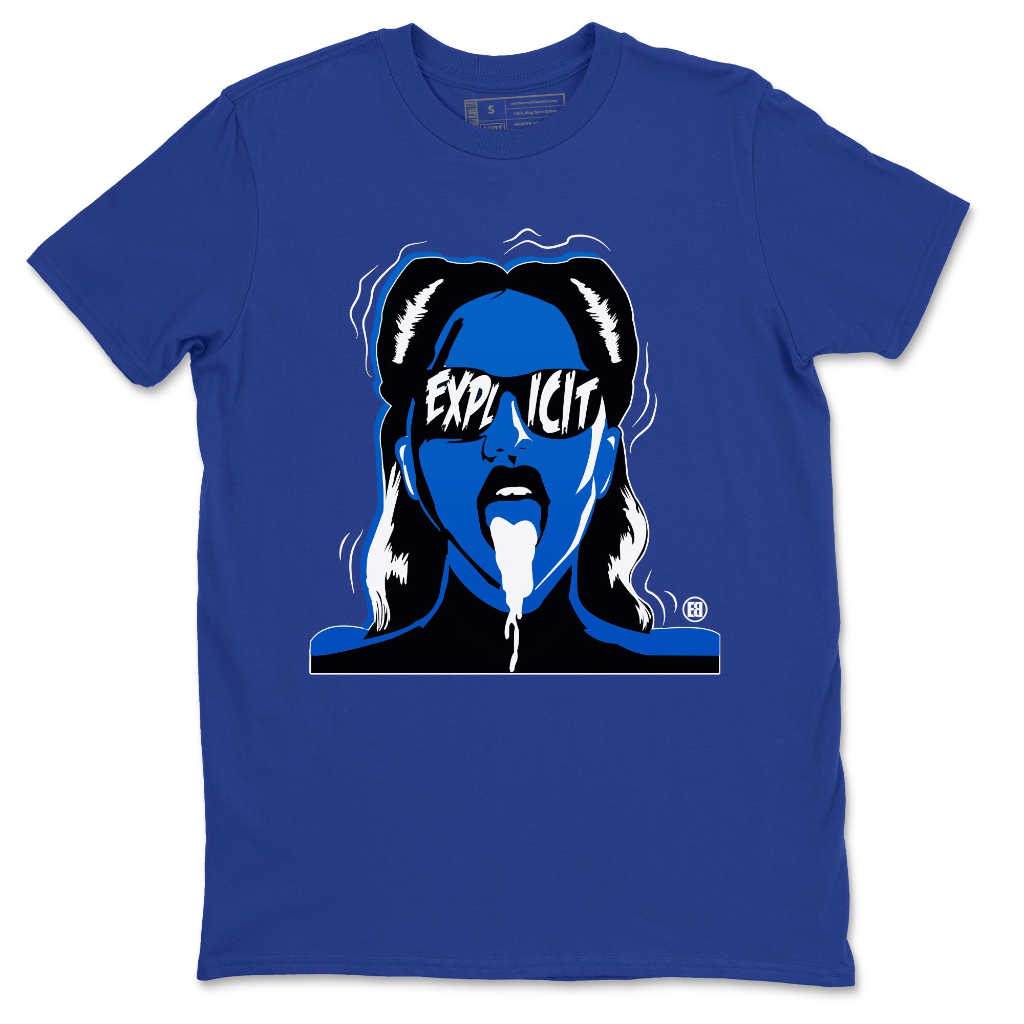 Explicit Unisex Tops - Air Jordan 1 Dark Marina Blue