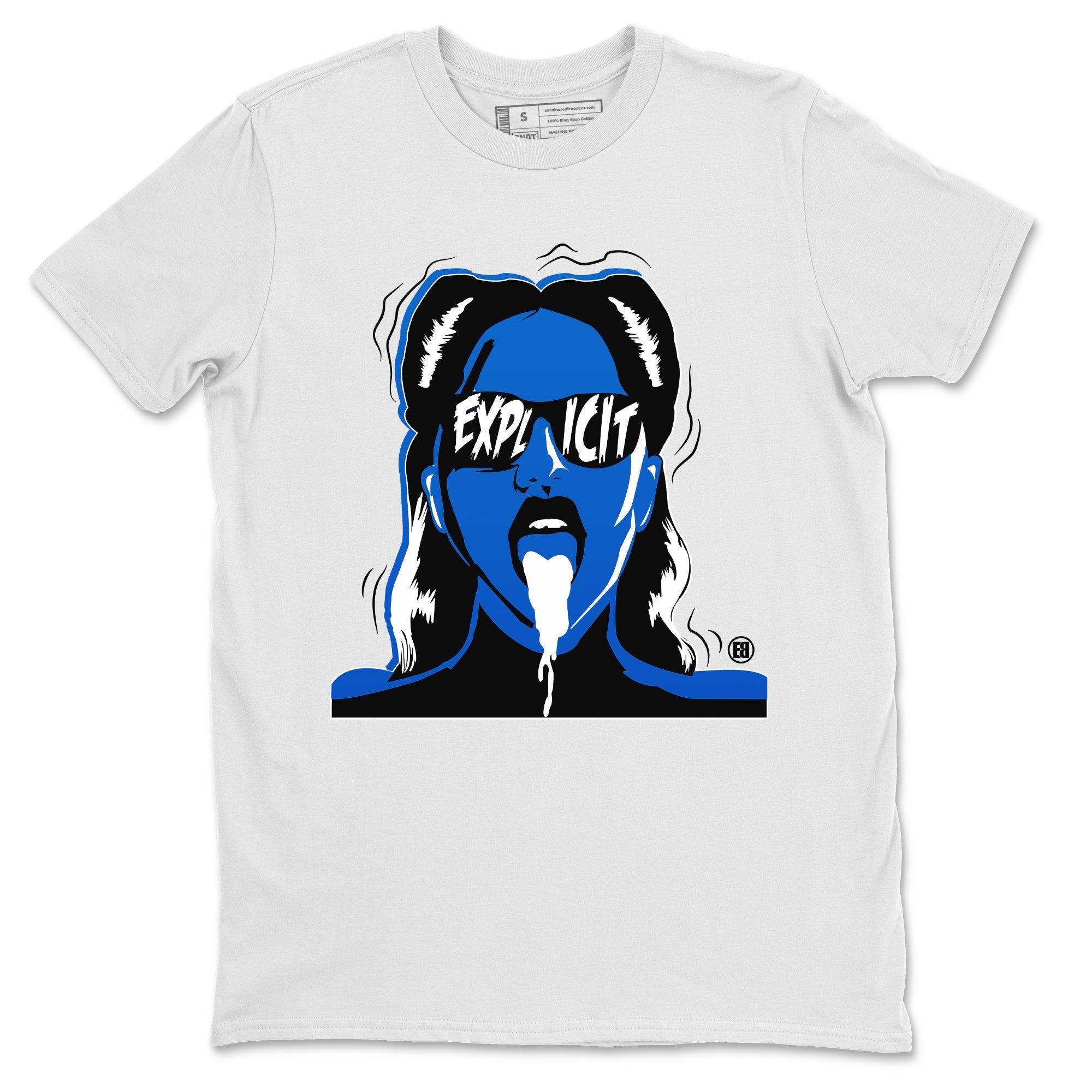 Explicit Unisex Tops - Air Jordan 1 Dark Marina Blue