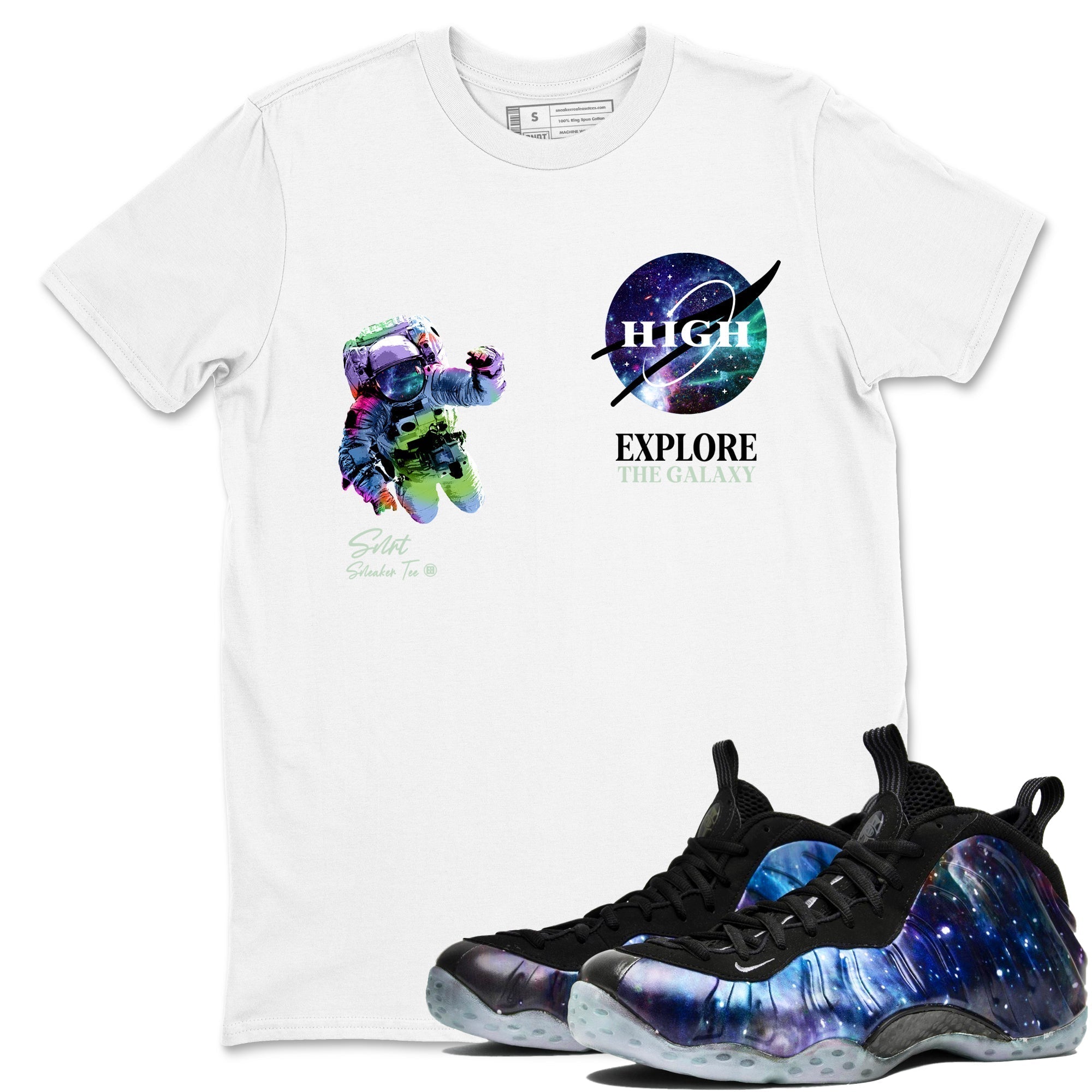 Explore The Galaxy snkmatch Tees - Air Foamposite One Galaxy