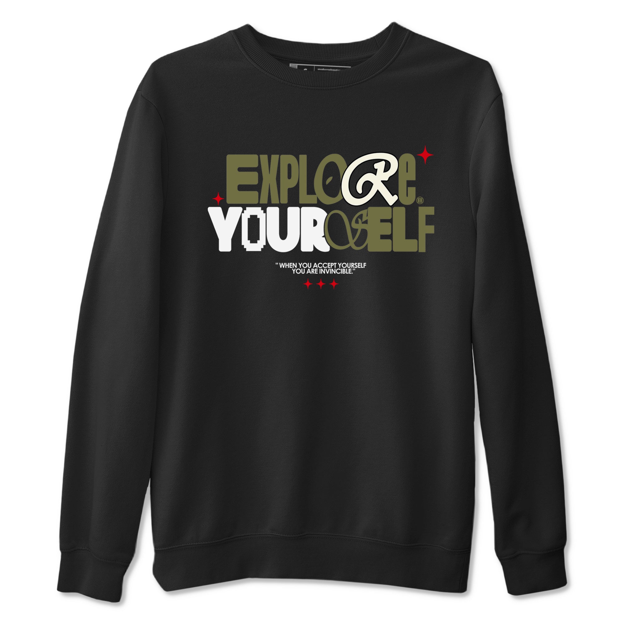 Explore Yourself snkmatch Tees - Air Jordan 1 Travis Scott Medium Olive