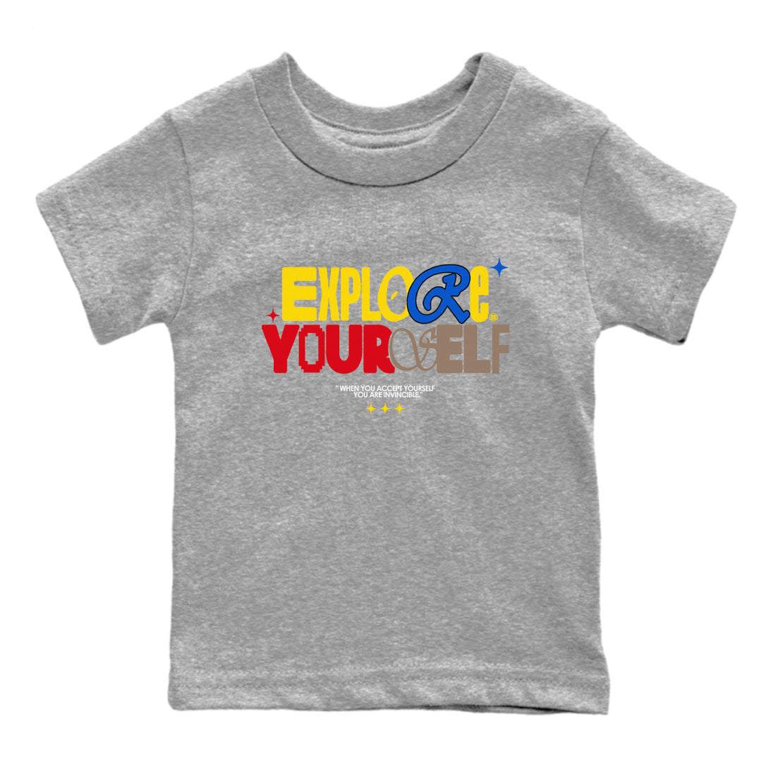 Explore Yourself snkmatch Tees Kids - Air Jordan 1 Travis Scott Canary