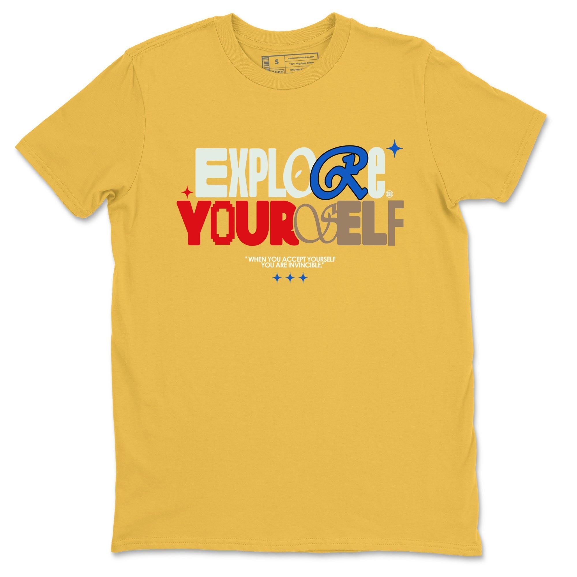 Explore Yourself snkmatch Tees - Air Jordan 1 Travis Scott Canary