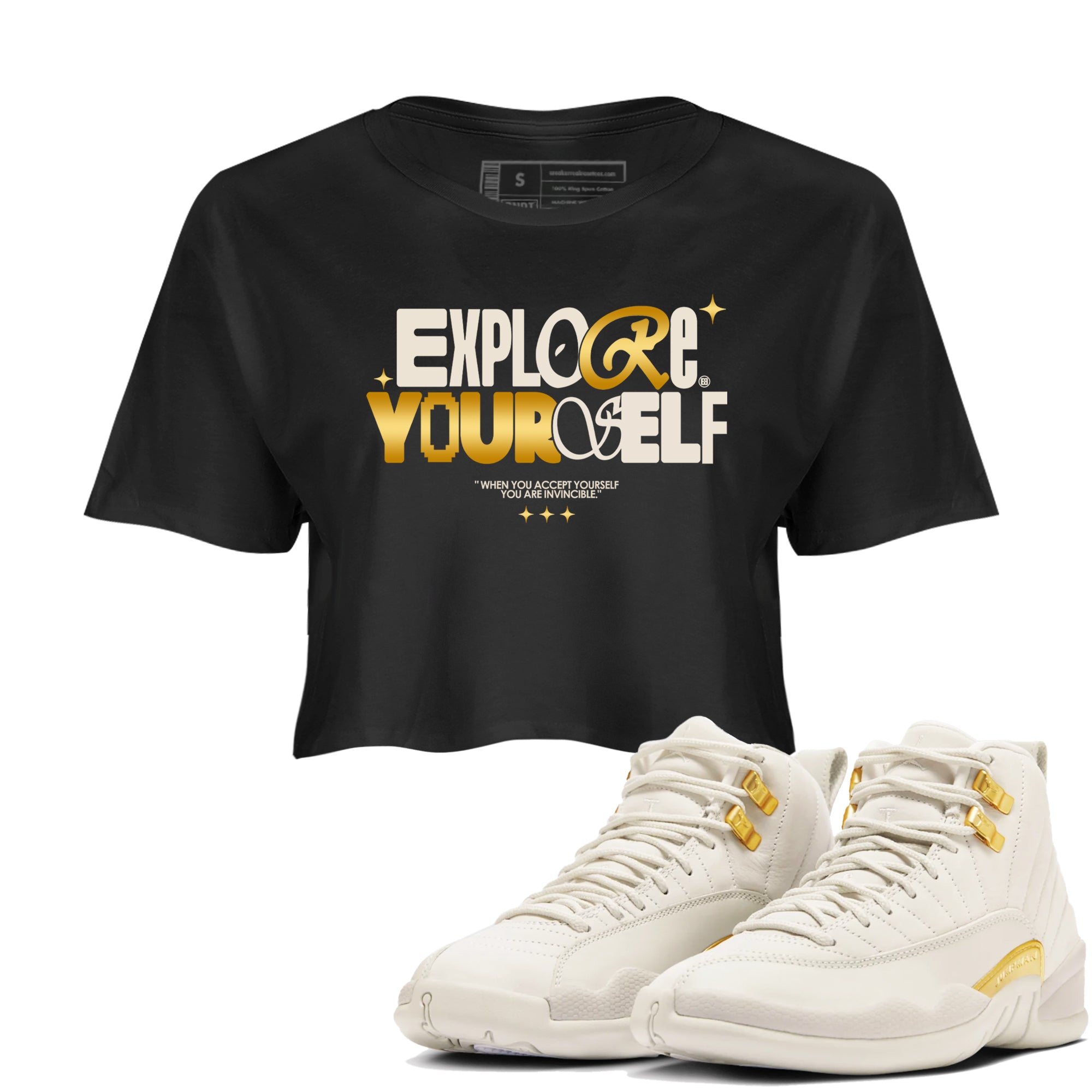 Explore Yourself snkmatch Women's Top - Air Jordan 12 Phantom