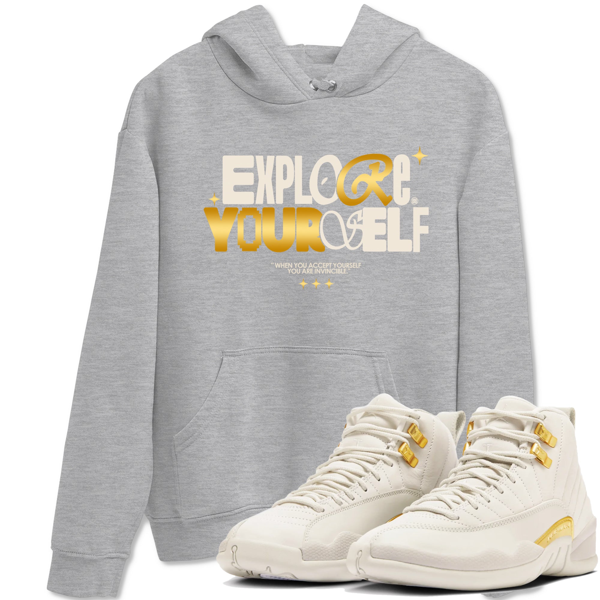 Explore Yourself snkmatch Tees - Air Jordan 12 Phantom