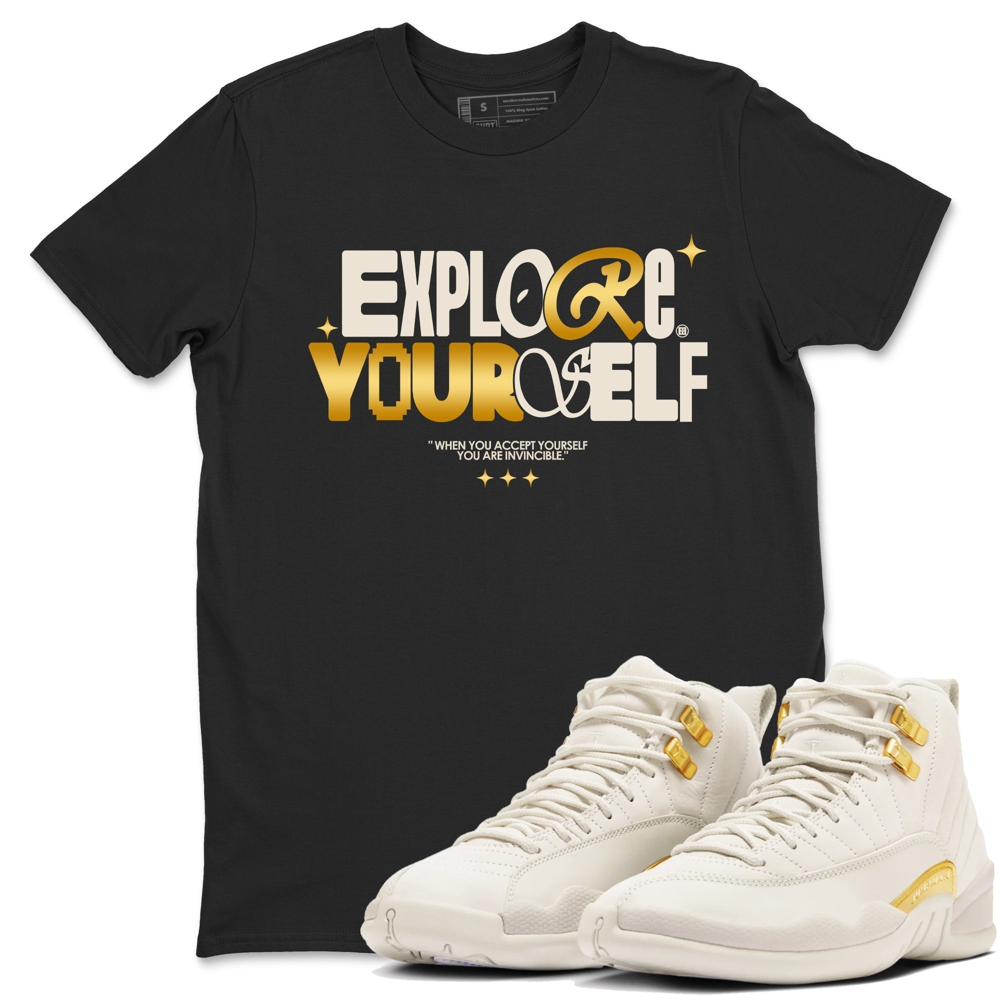 Explore Yourself snkmatch Tees - Air Jordan 12 Phantom