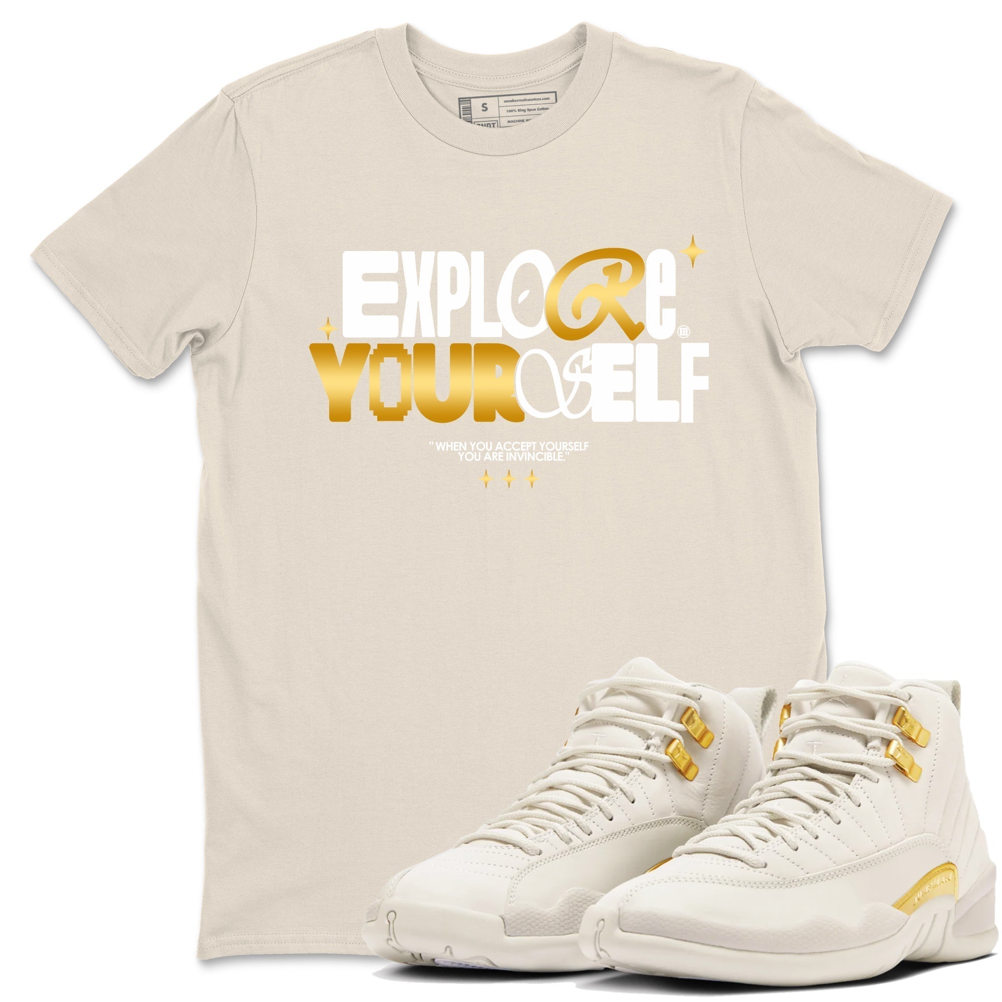 Explore Yourself snkmatch Tees - Air Jordan 12 Phantom
