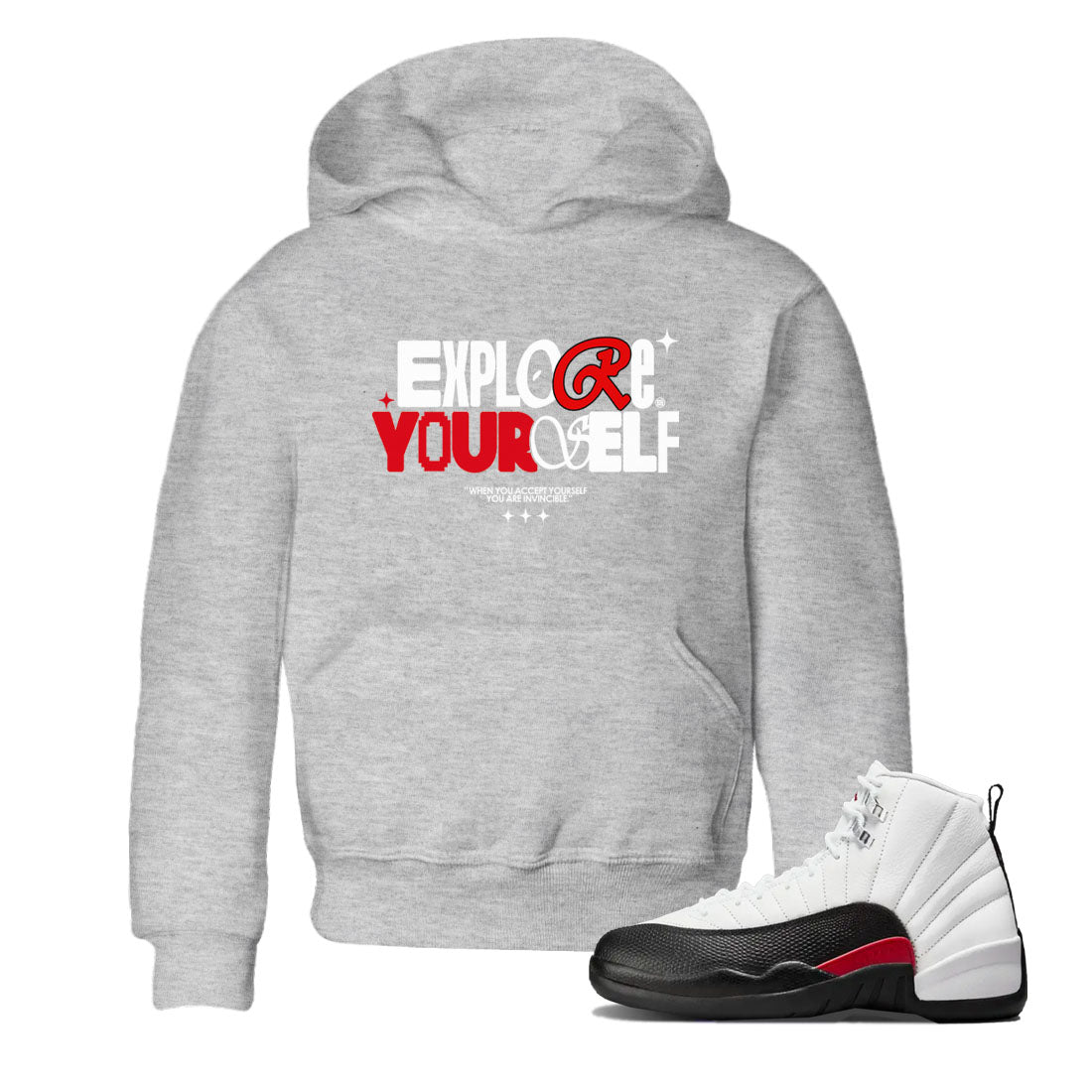 Explore Yourself snkmatch Tees Kids - Air Jordan 12 Taxi Flip