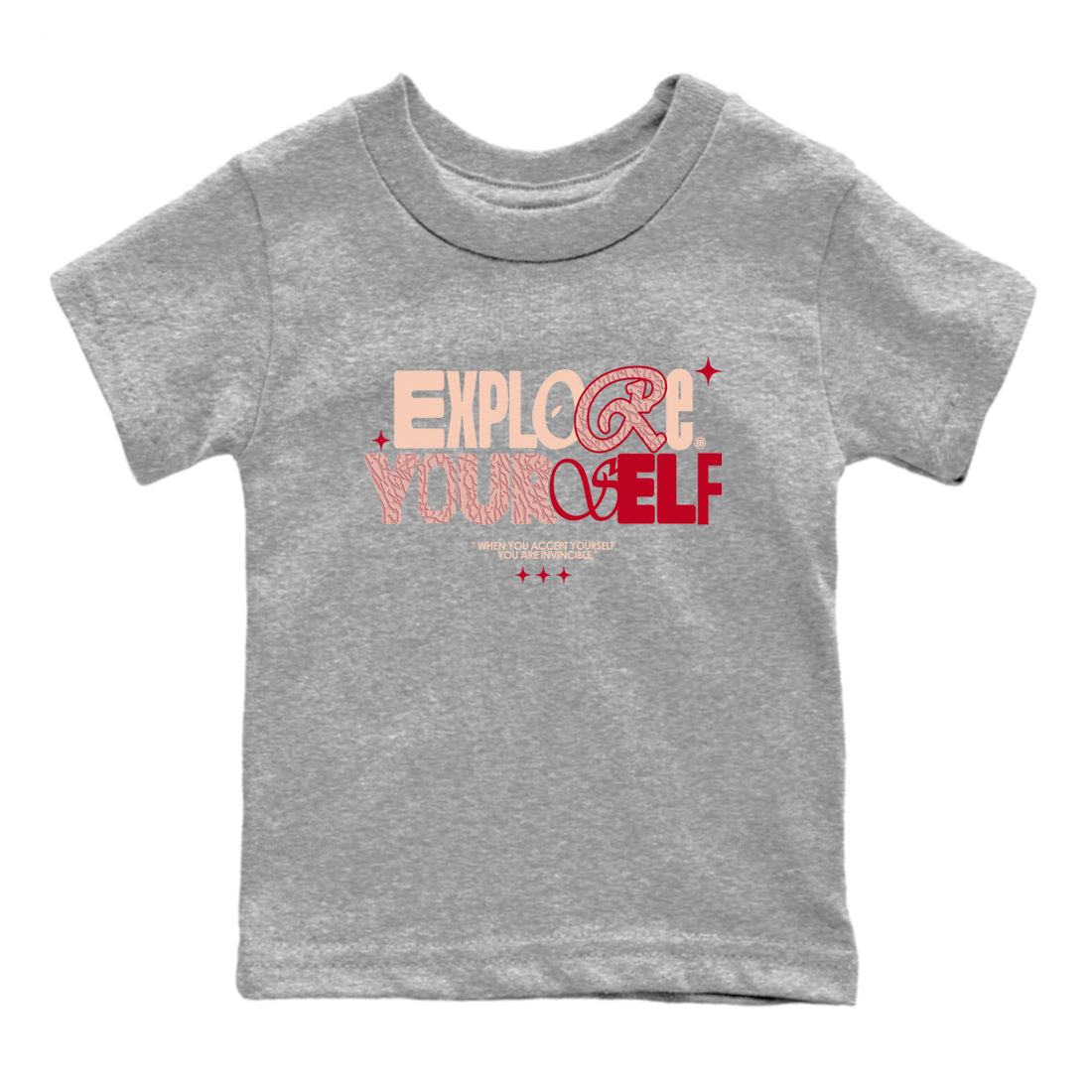 Explore Yourself snkmatch Tees Kids - Air Jordan 3 Valentines Day