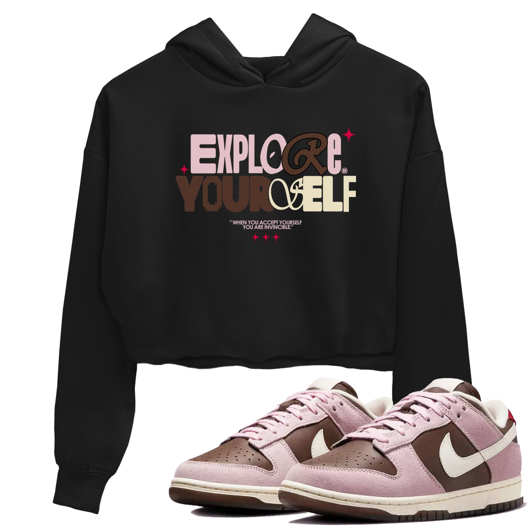 Explore Yourself snkmatch Women's Top - Dunk Cacao Wow And Pink Foam
